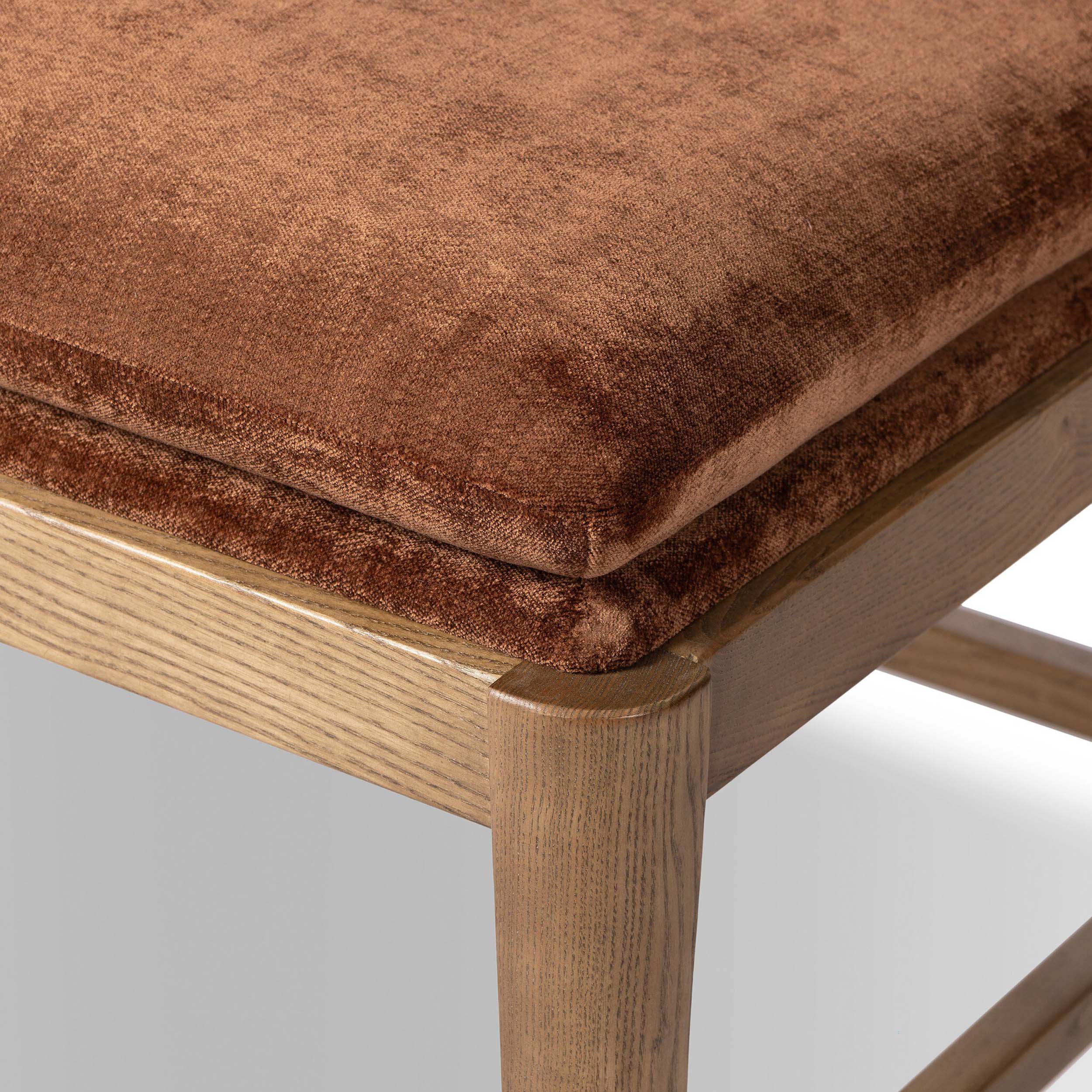 Eleanor Accent Stool, Altair Sienna by Amber Lewis x Four Hands - Image 5