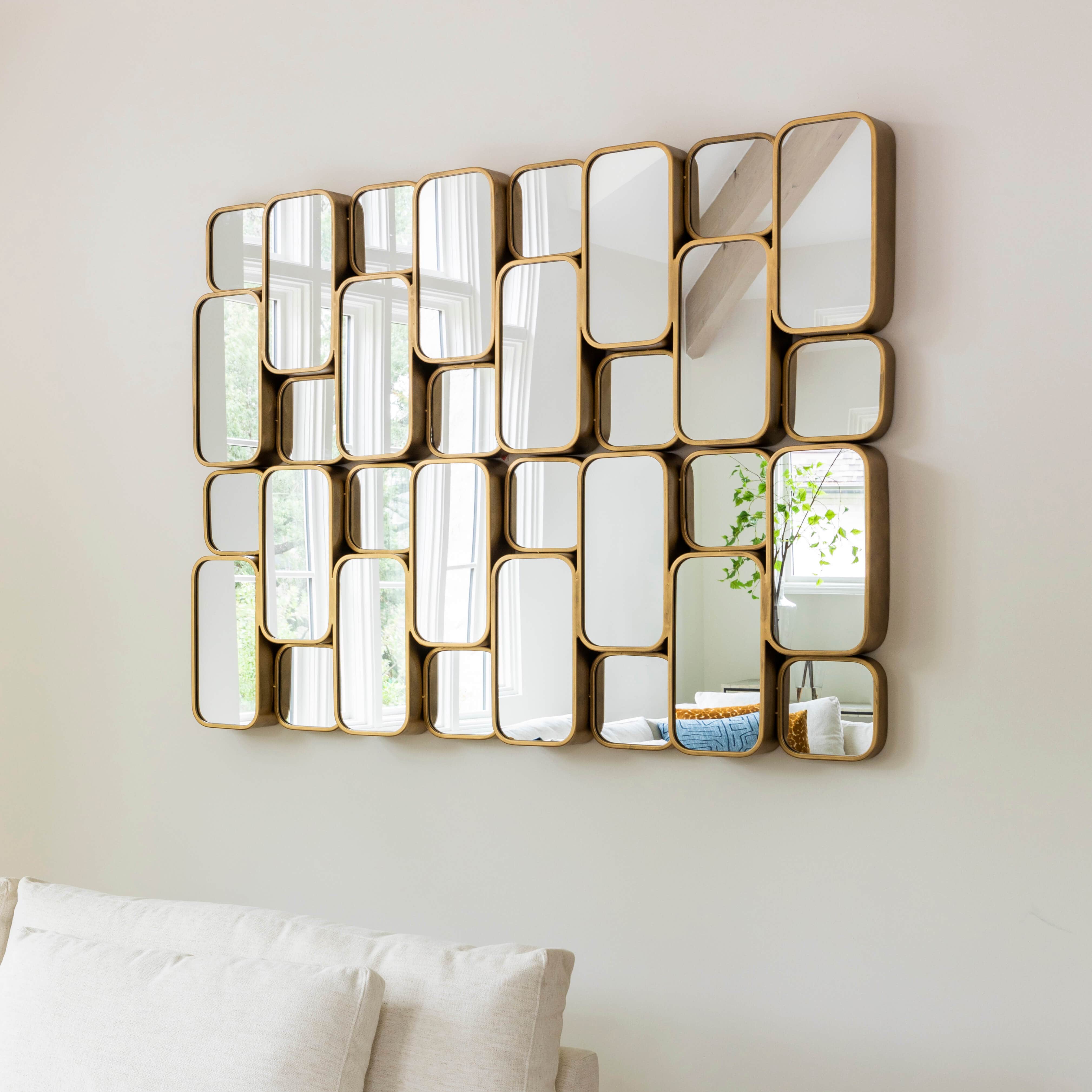 Canute Mirror, Antique Gold - Image 6