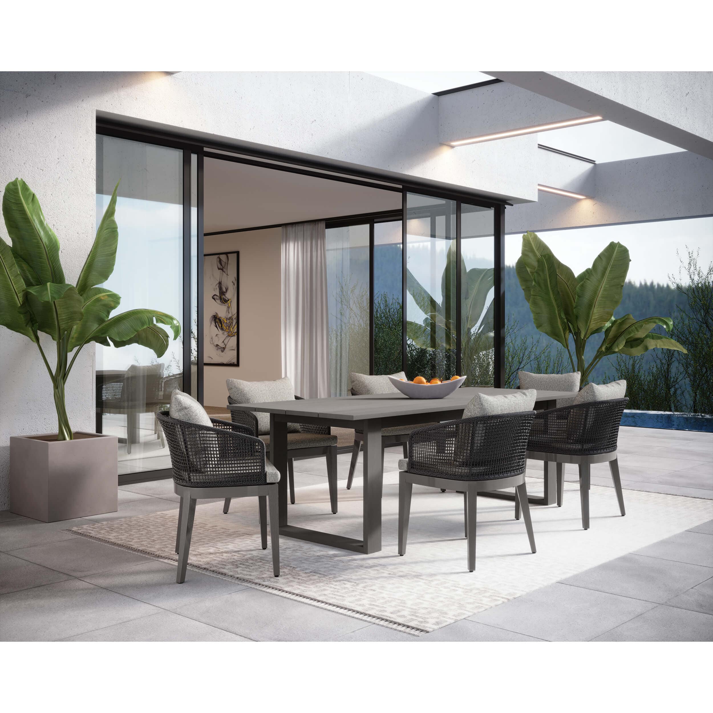 Capri Arm Chair, Gracebay Grey - Image 7