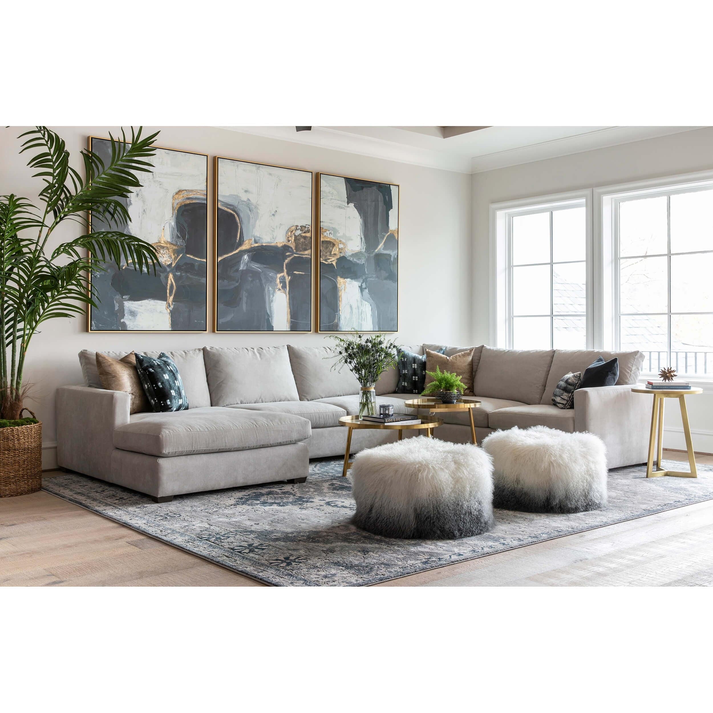 Capri Dip-Dye Lumbar Pillow - Image 8