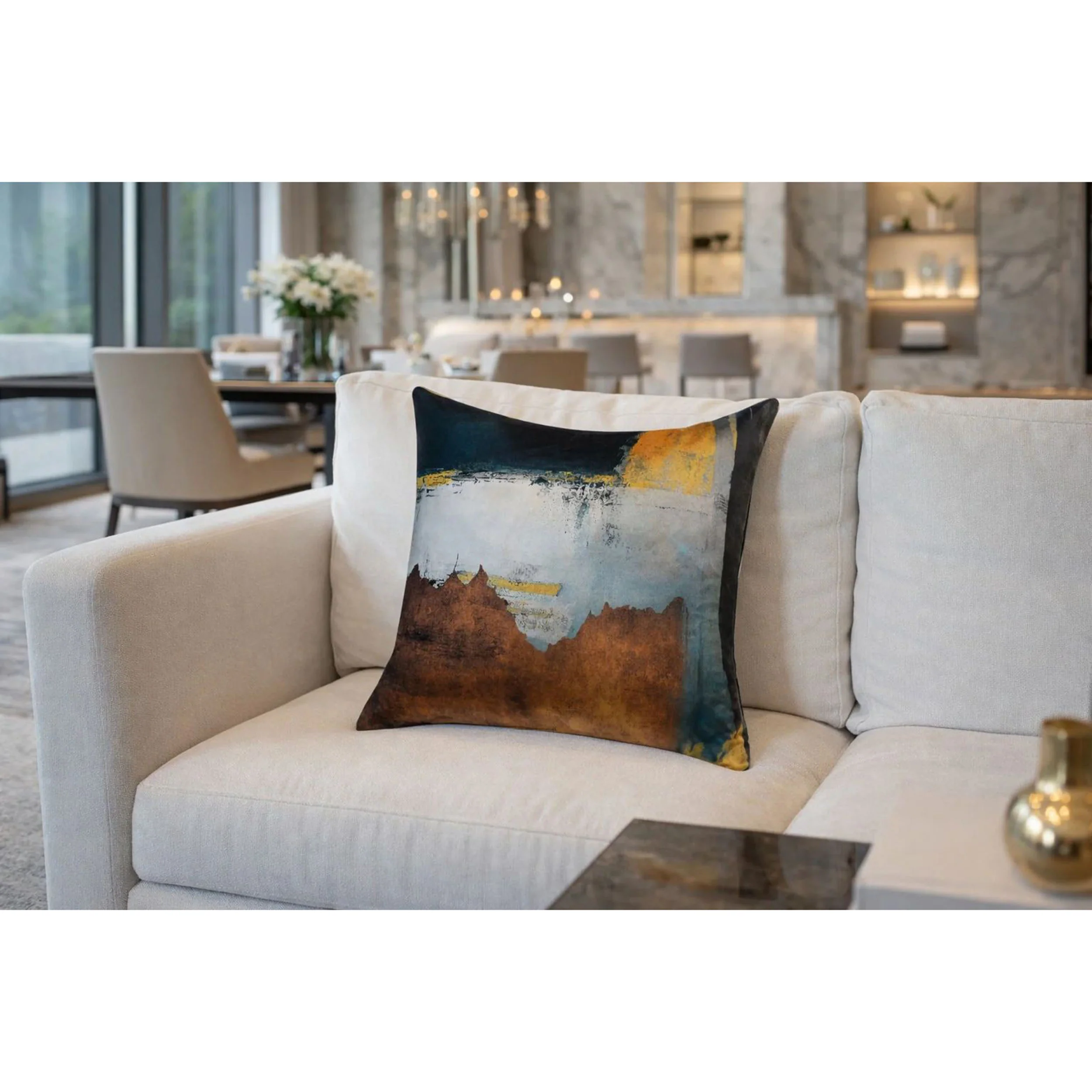Capri Pillow, Sunset Horizon - Image 3