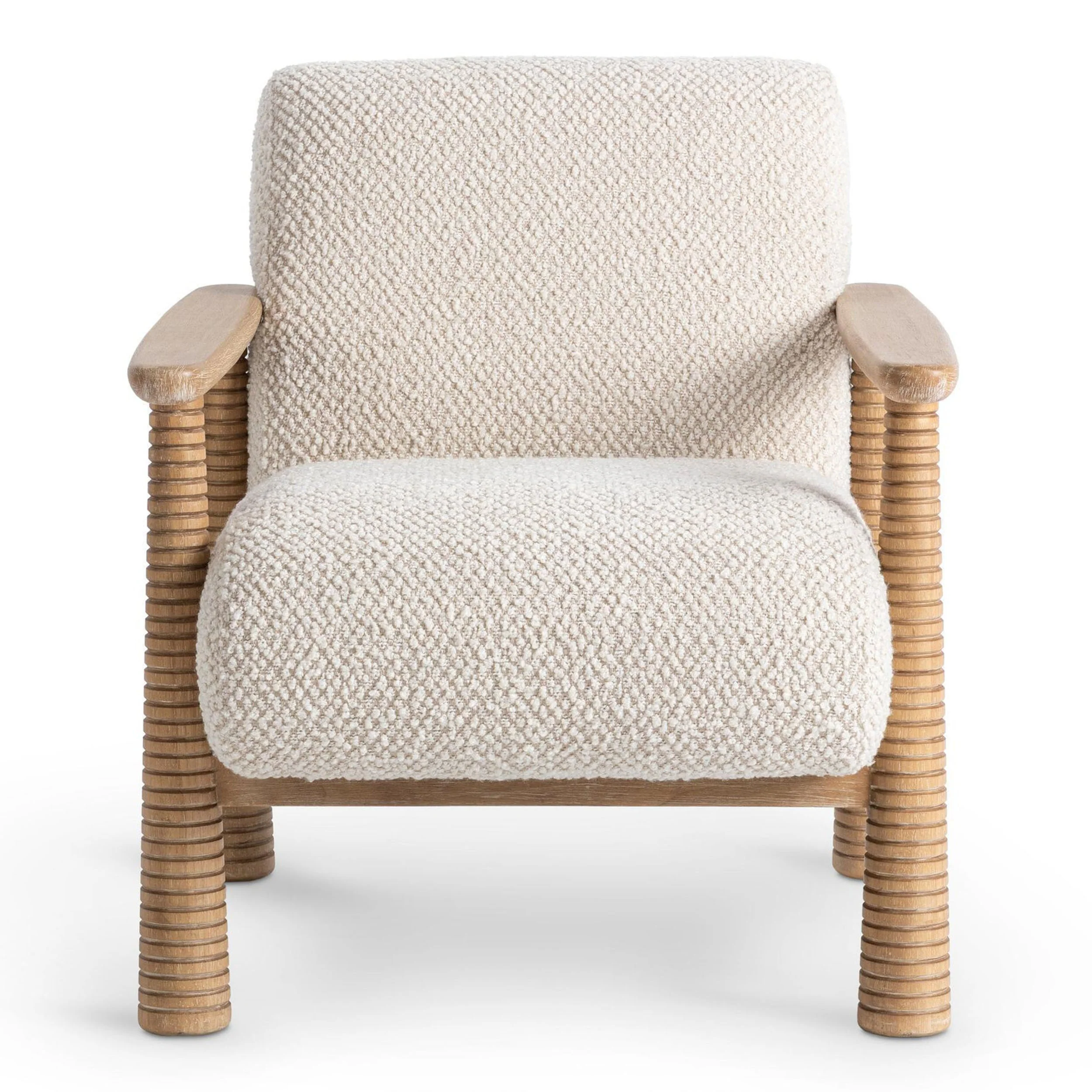 Caprice Accent Chair, Light Beige/ Natural - Image 2