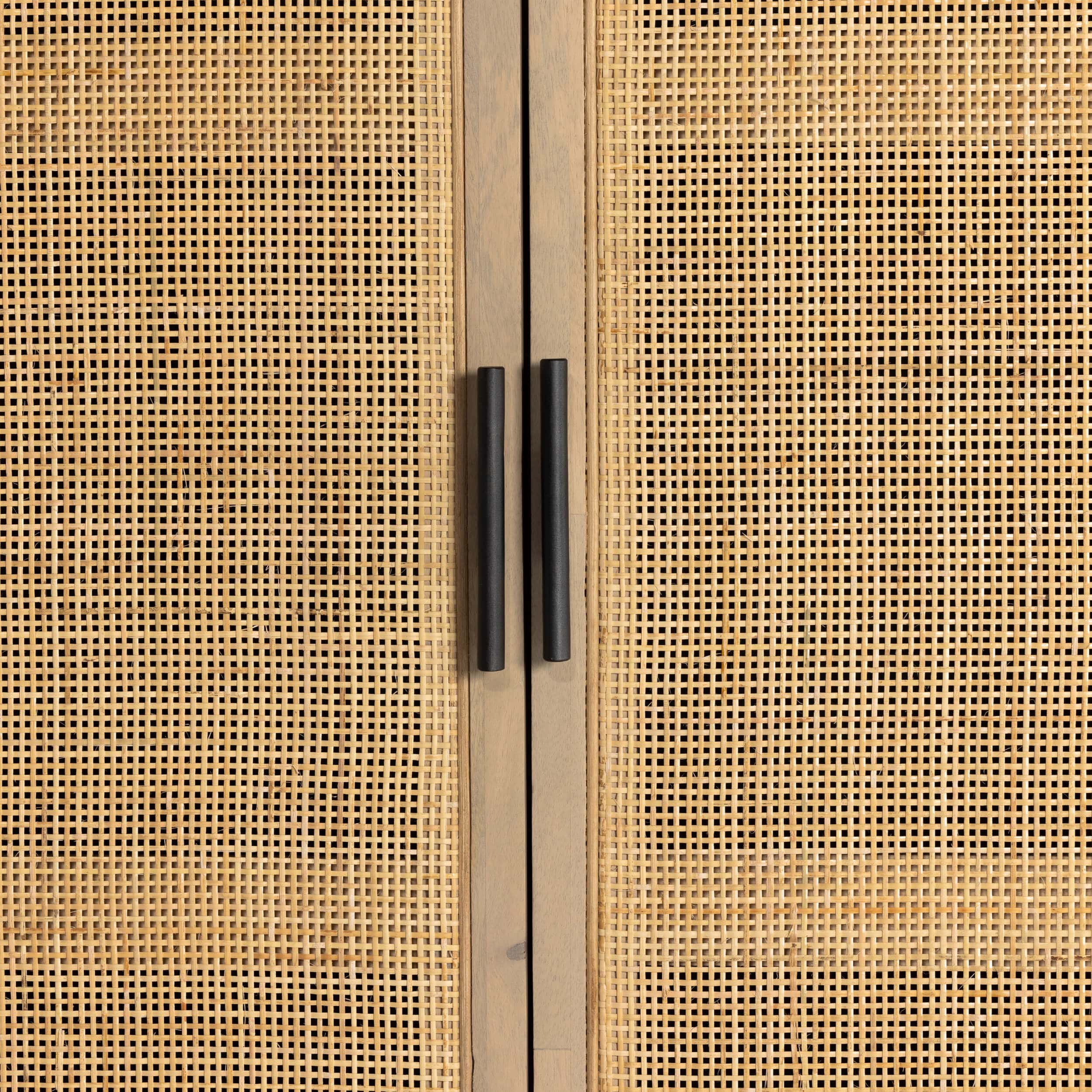 Caprice Tall Cabinet, Black Wash Mango by Four Hands - Image 7