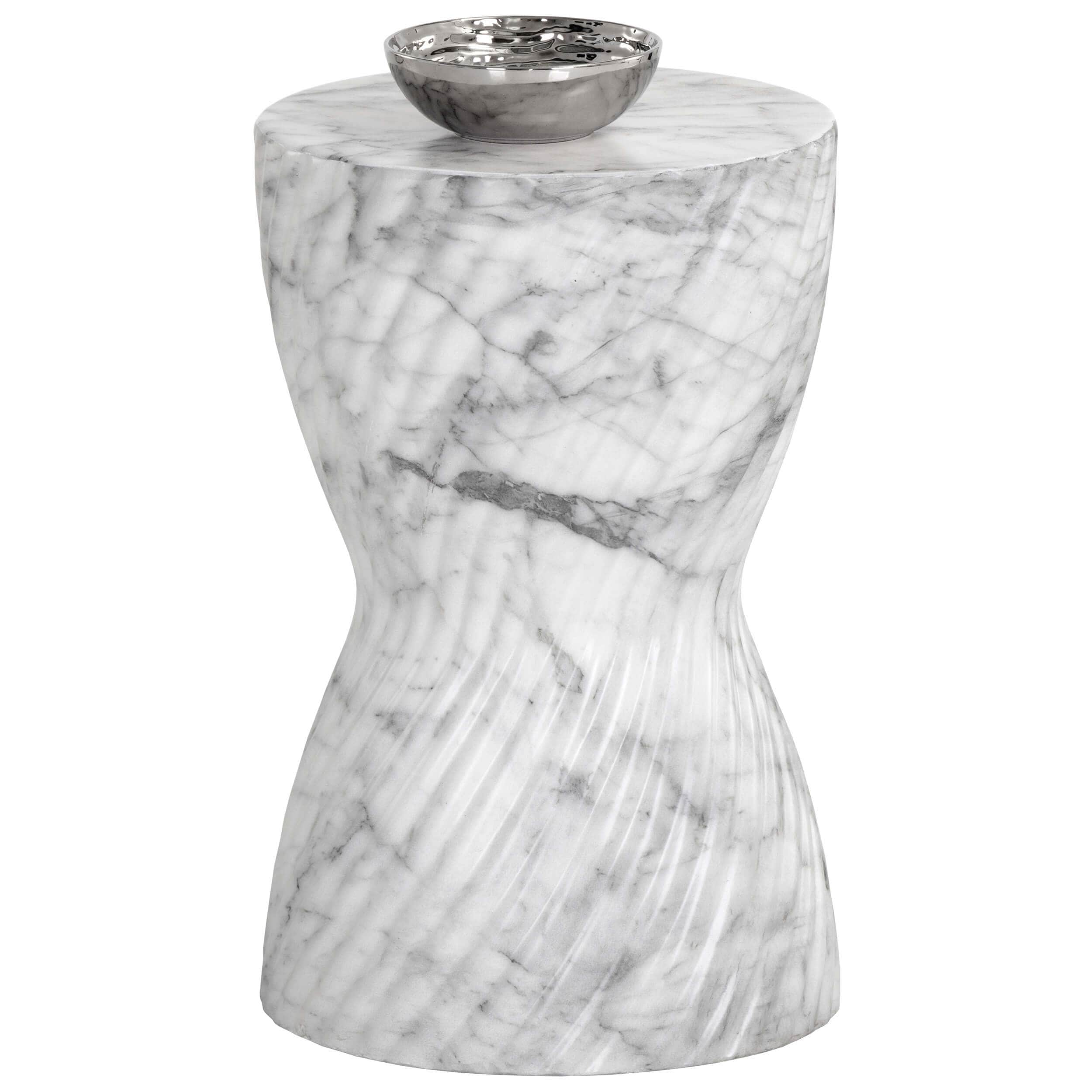 Cara End Table, White - Image 4