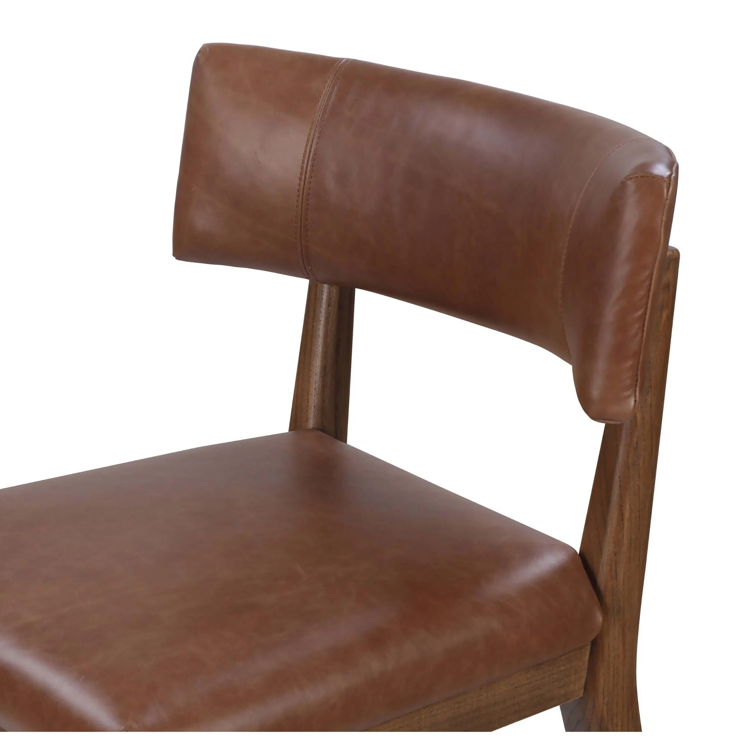 Cardell Leather Dining Chair, Sonoma Chestnut, Set of 2 by Four Hands - Image 5
