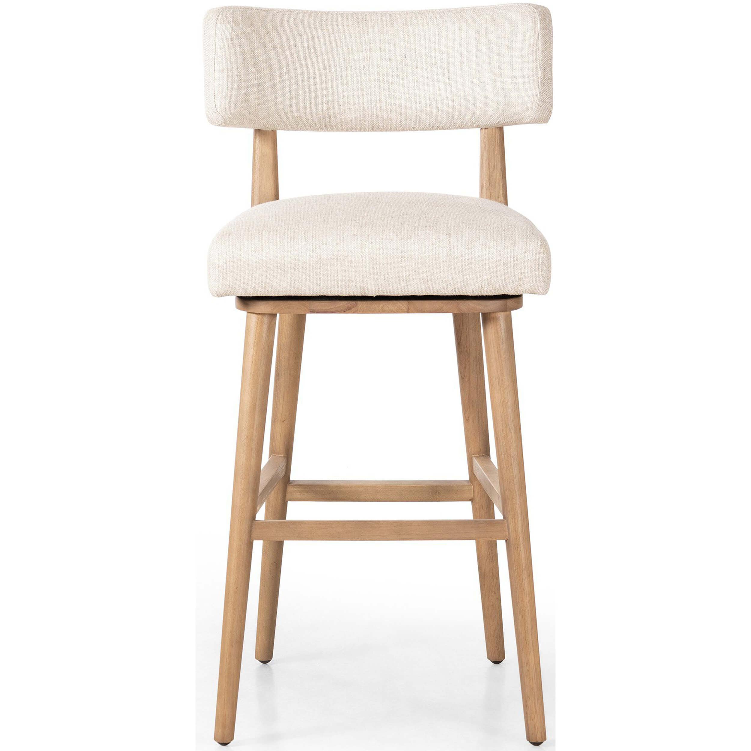 Cardell Swivel Bar & Counter Stool, Natural by Four Hands - Image 2
