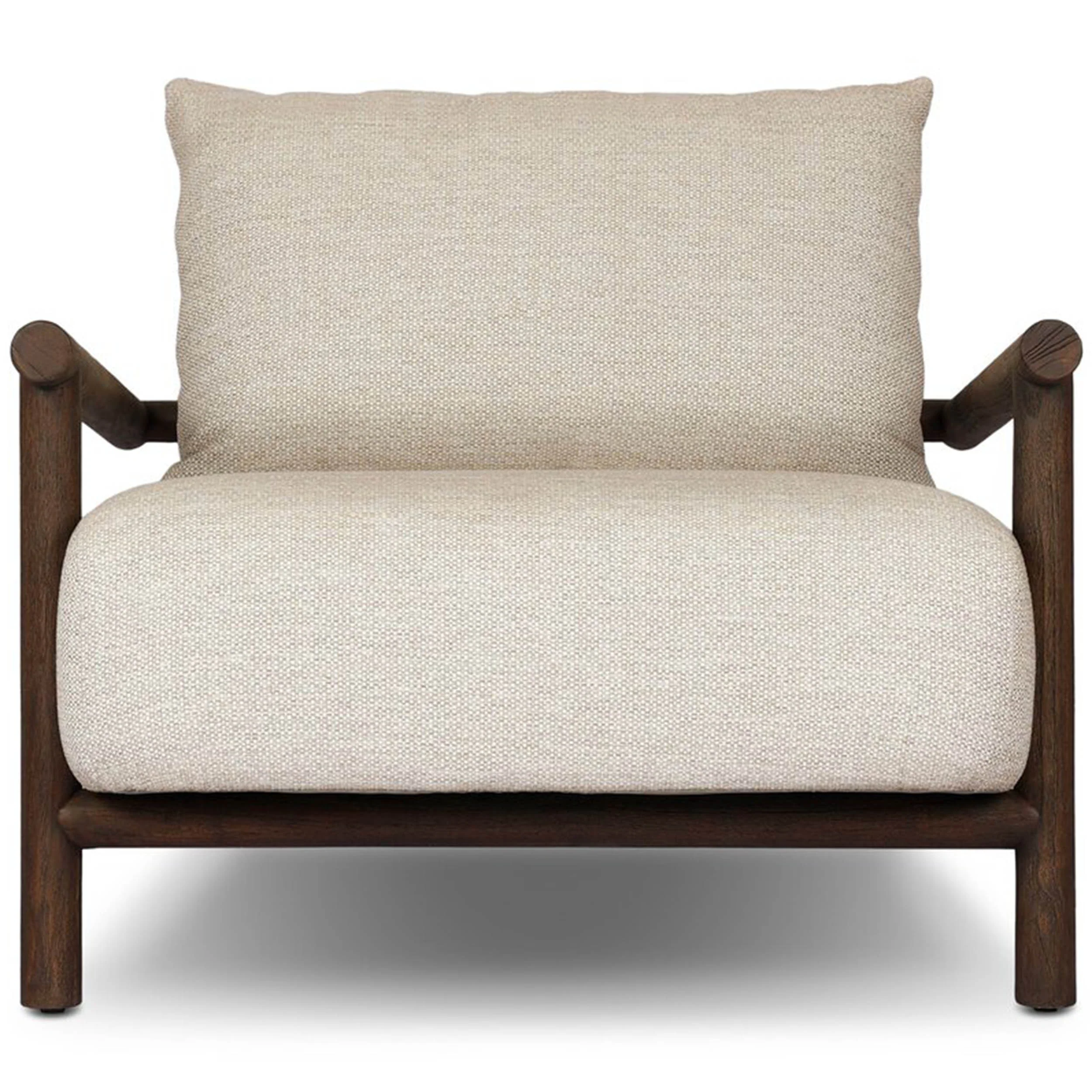 Cardiff Outdoor Chair, Stained Saddle Brown by Four Hands - Image 2