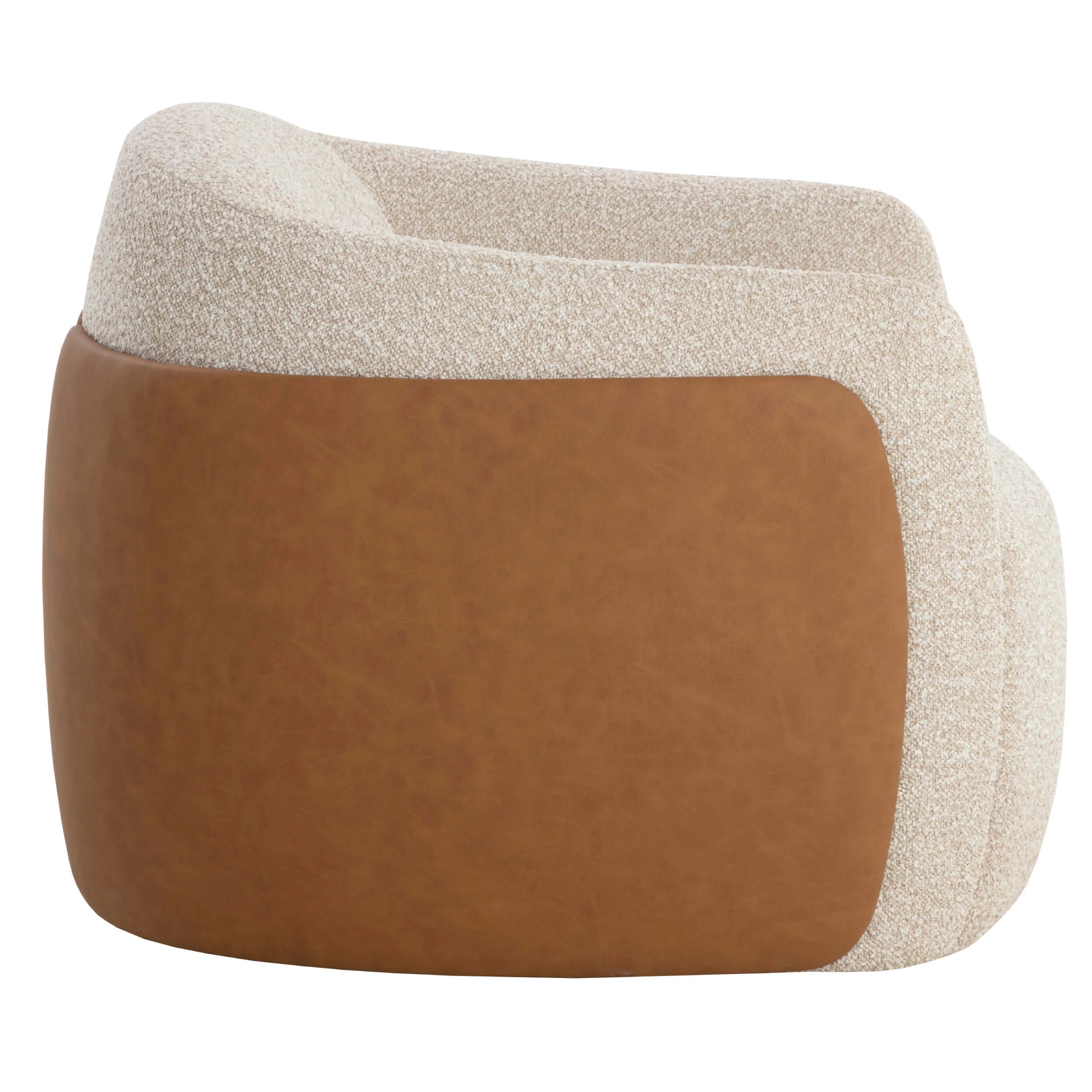 Caris Swivel Lounge Chair, Oatmeal - Image 3