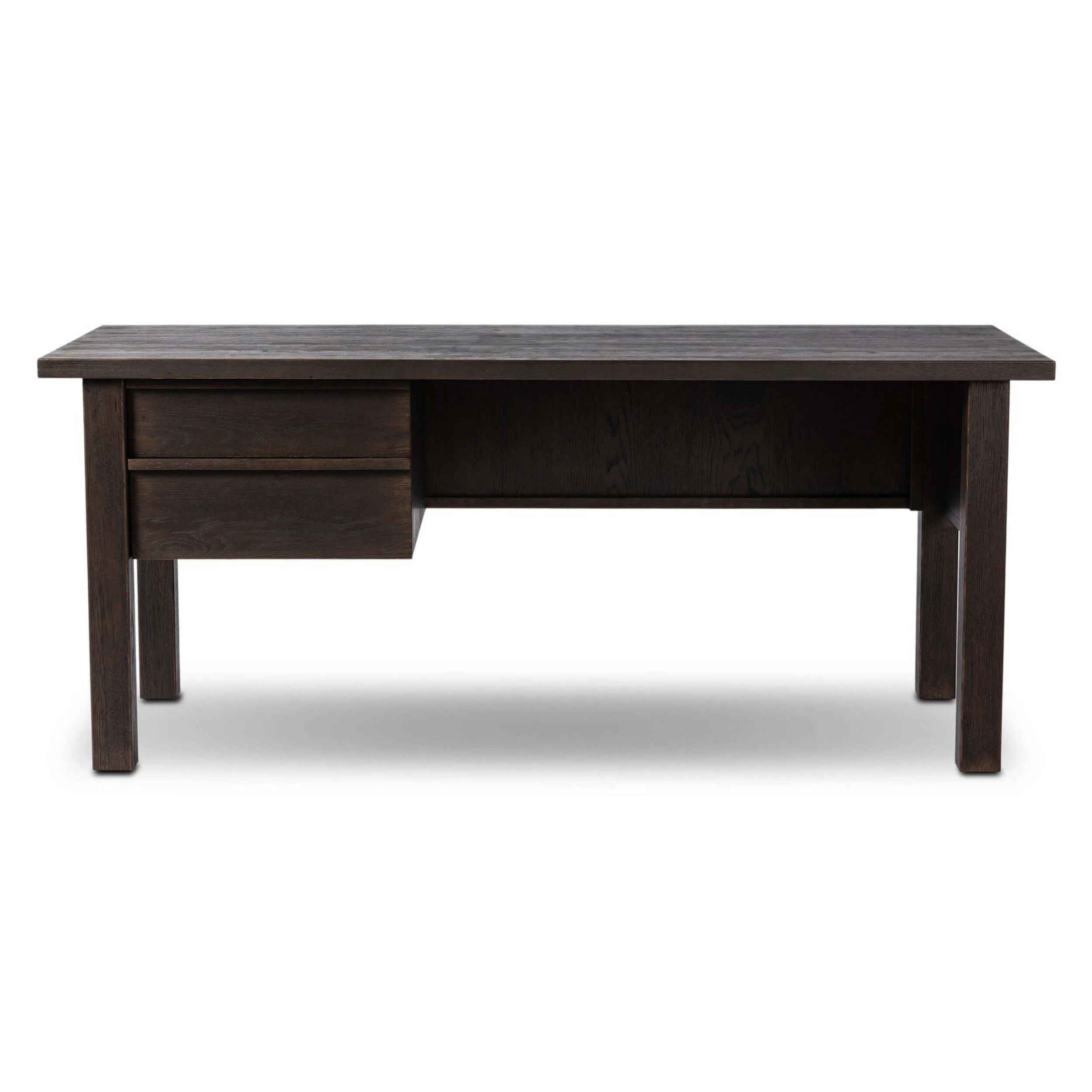 Carlton Desk, Dark Umber by Four Hands - Image 2