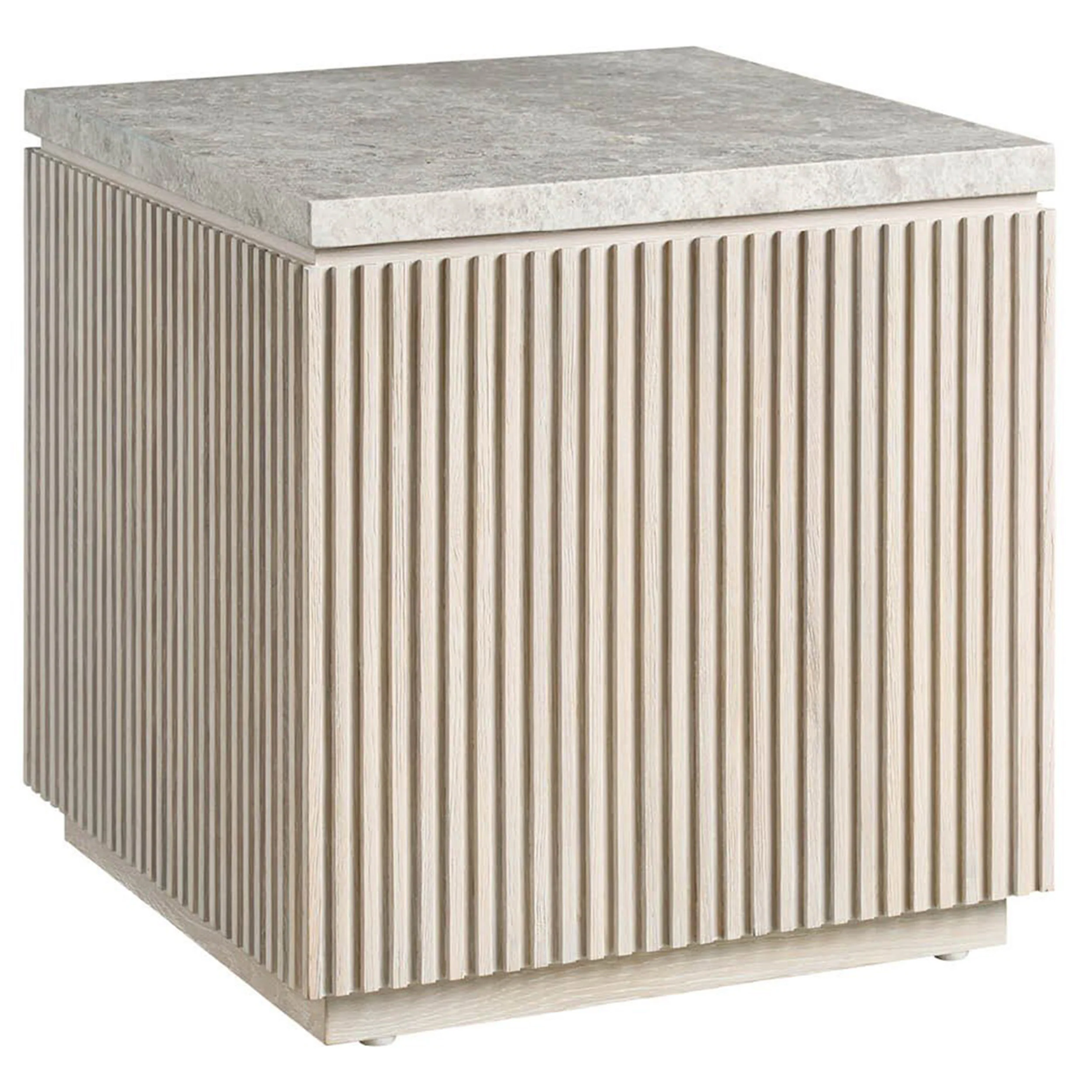 Carmen Side Table, White Oak