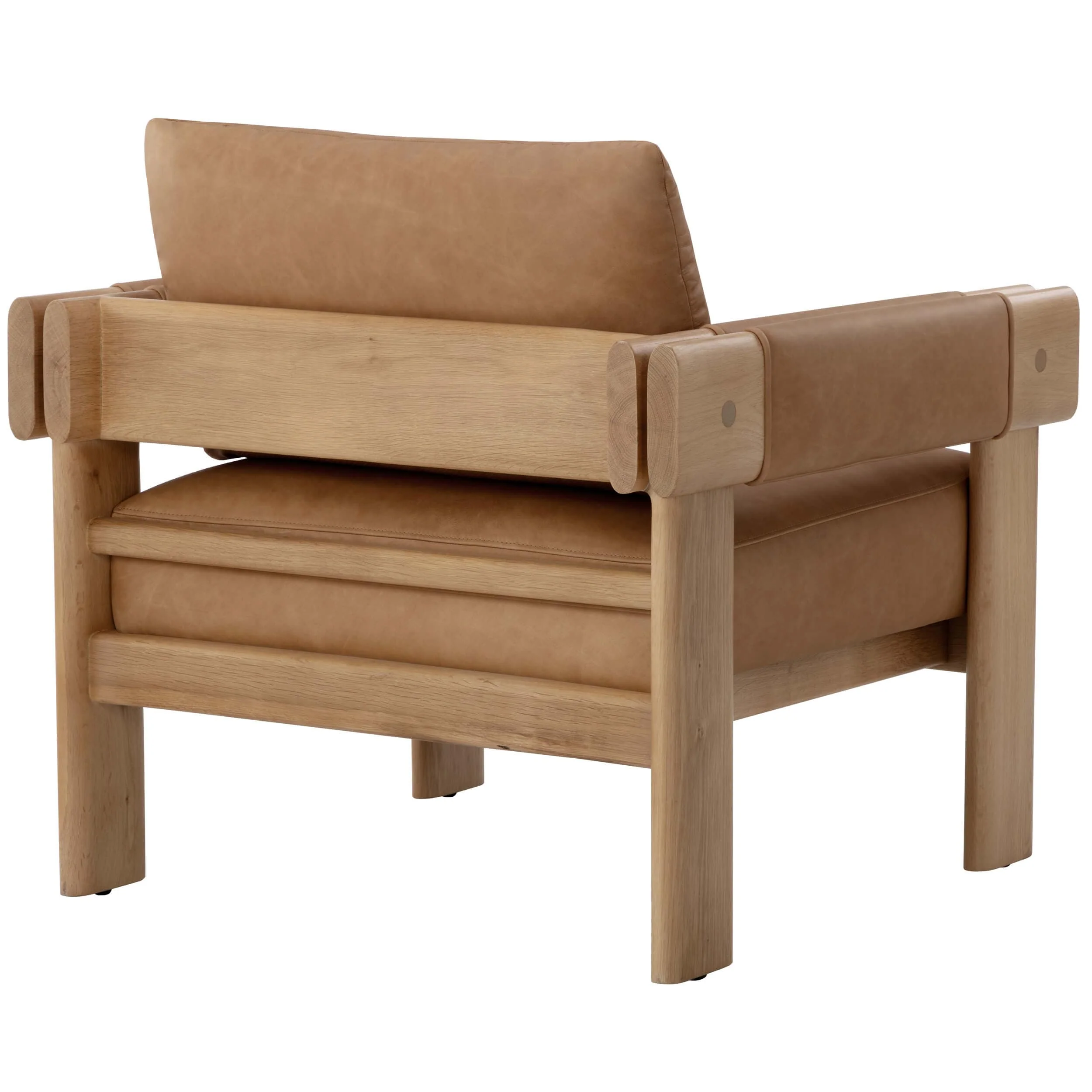Carmichael Leather Chair, Ludlow Sesame - Image 4
