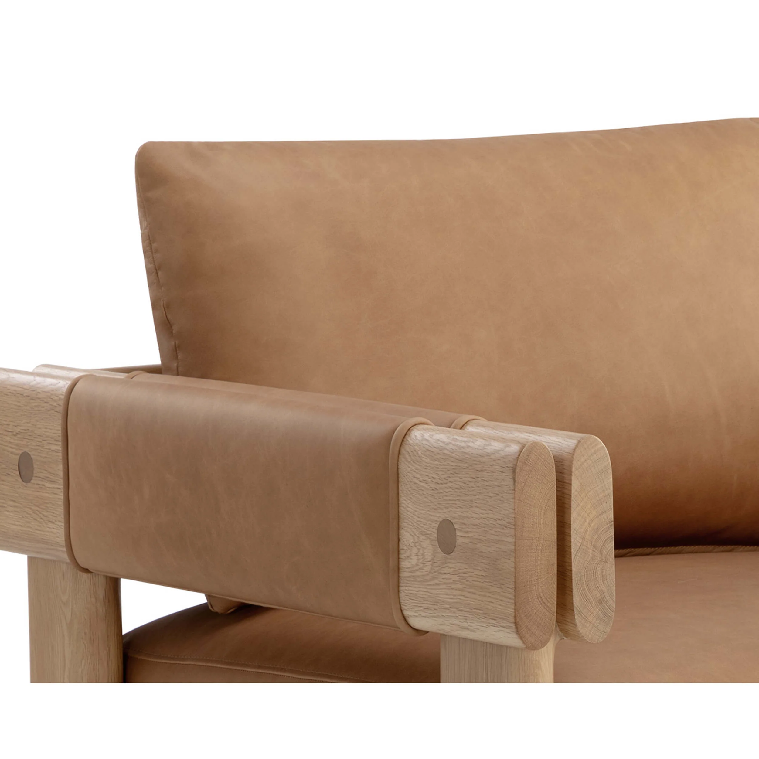 Carmichael Leather Chair, Ludlow Sesame - Image 5