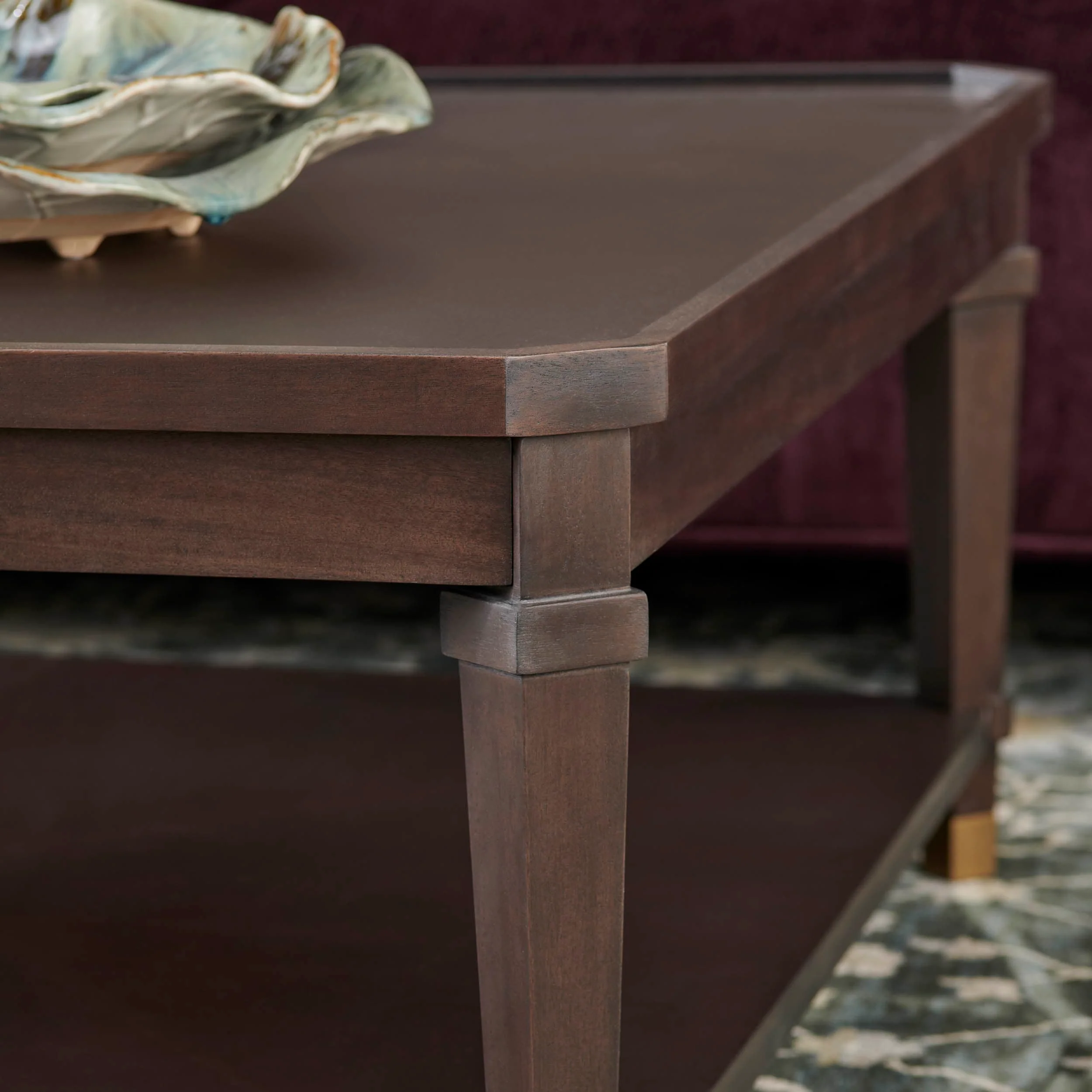 Carrington Cocktail Table, Dark Brown - Image 3