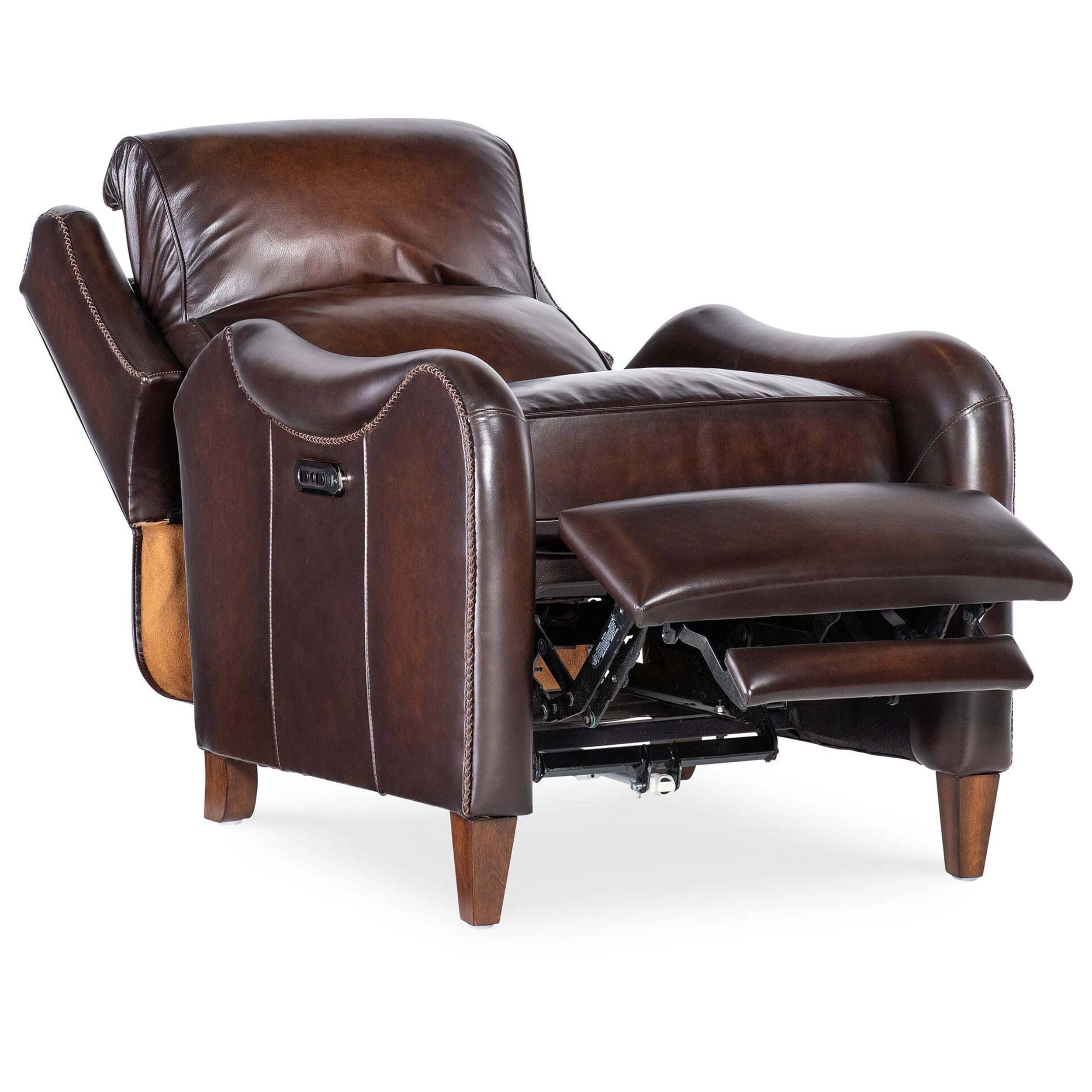 Carrington Leather Power Recliner, Vortex - Image 6