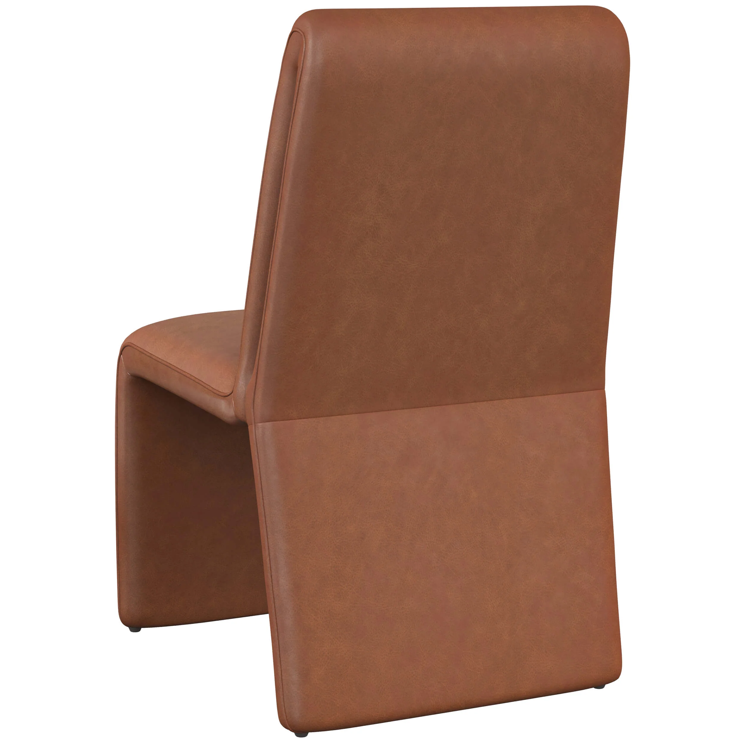 Cascata Leather Dining Chair, Marseille Camel, Set of 2 - Image 4
