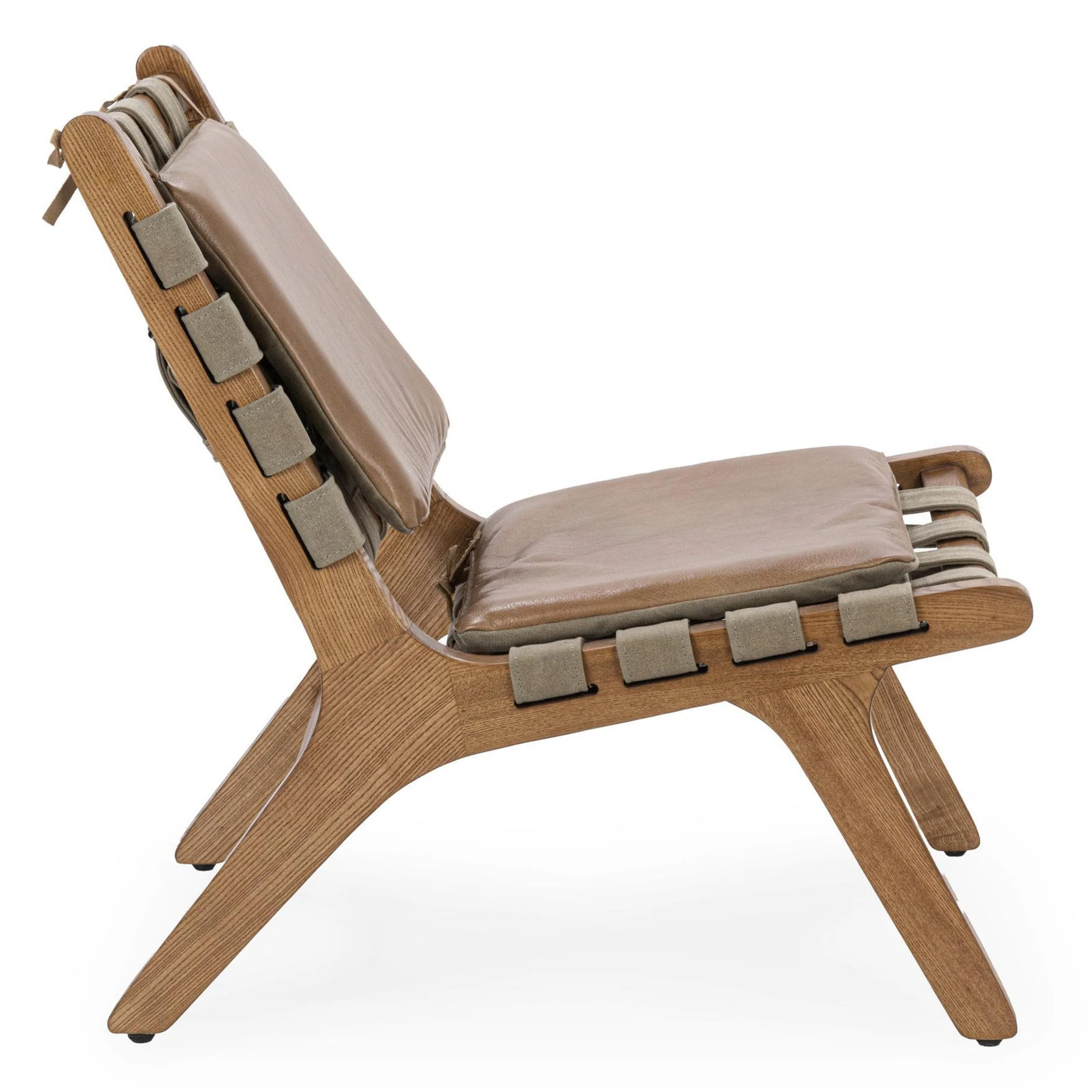 Casen Leather Accent Chair, Tan - Image 3