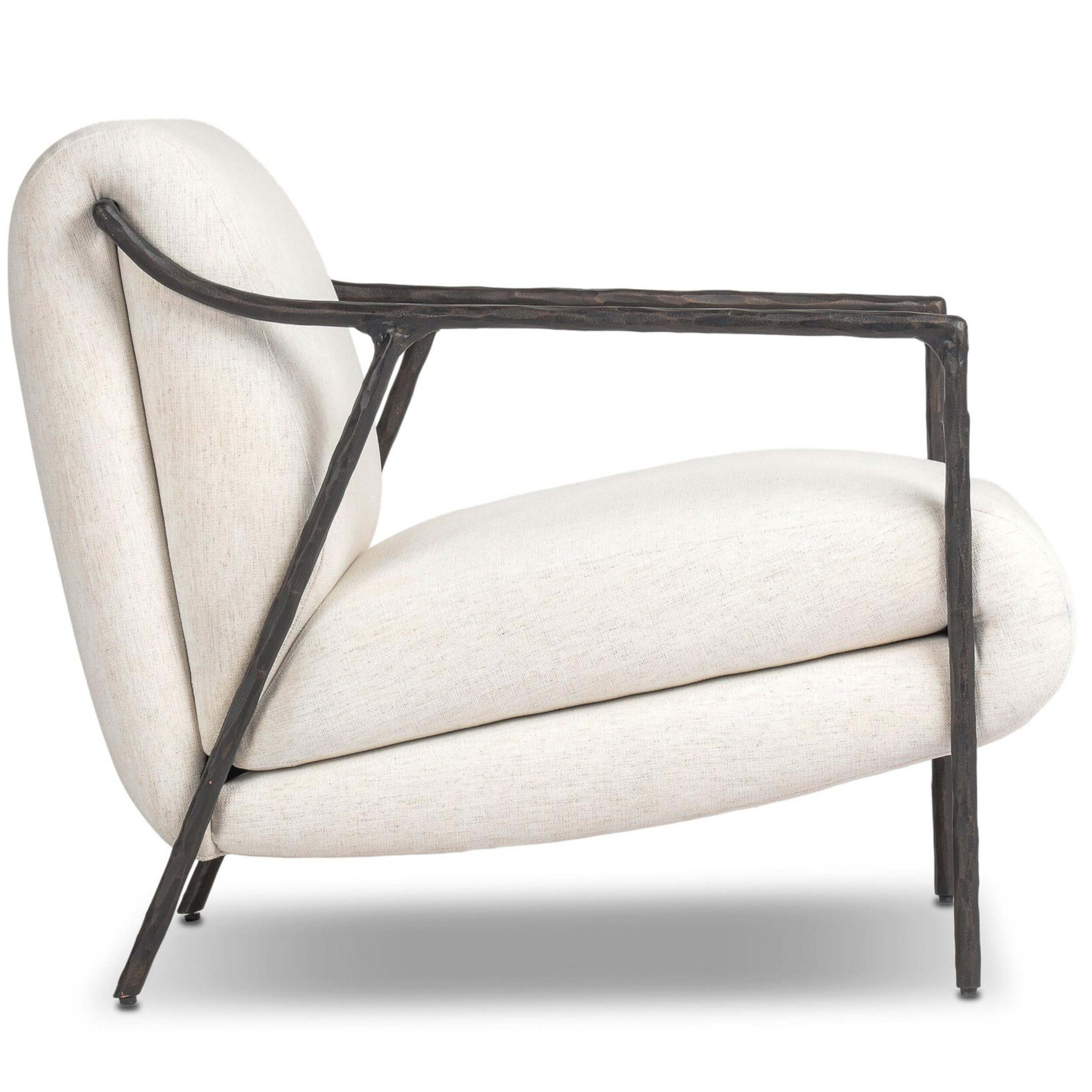 Cassidy Chair, Nomad Snow by Four Hands - Image 3