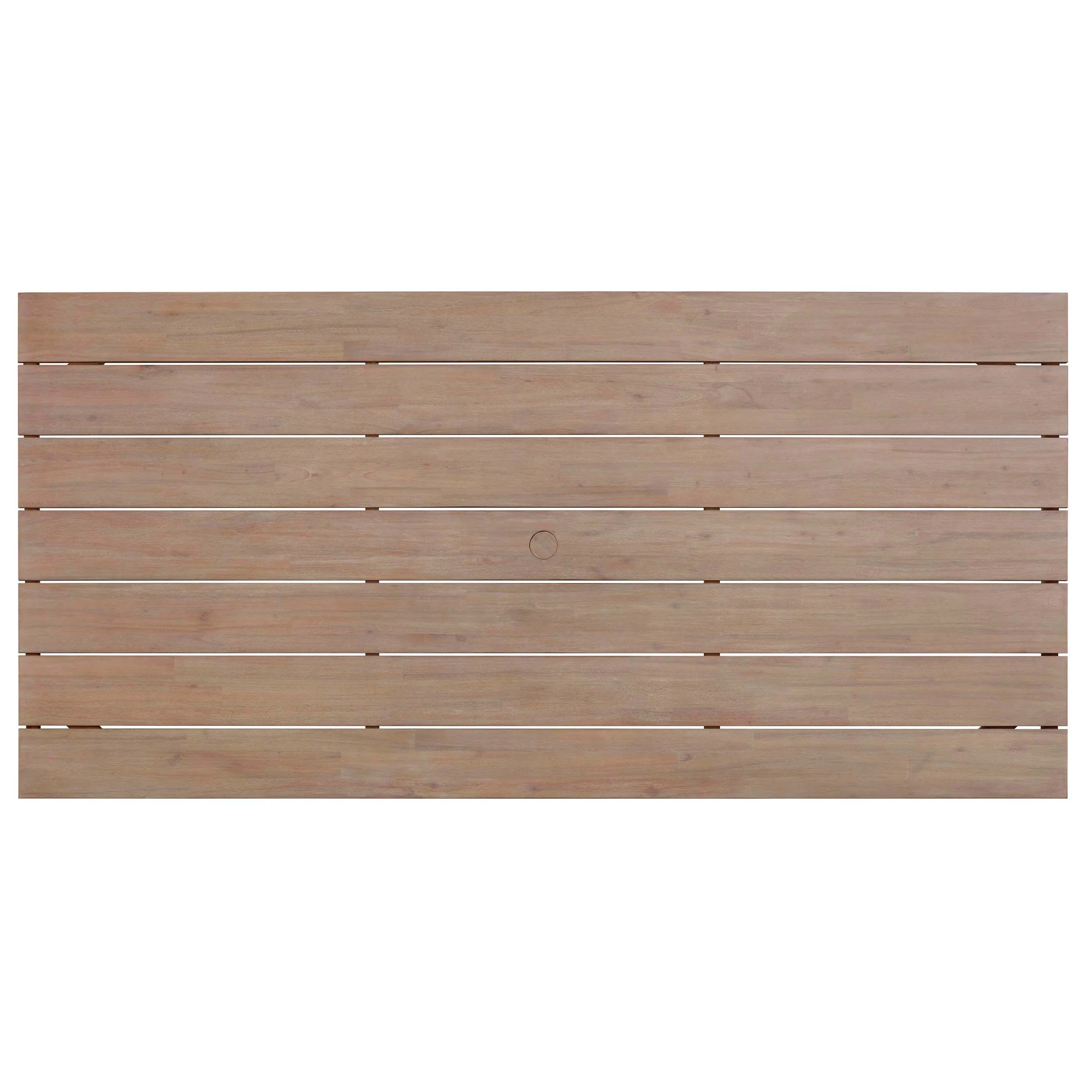 Cassie Outdoor Rectangular Dining Table, Natural - Image 4