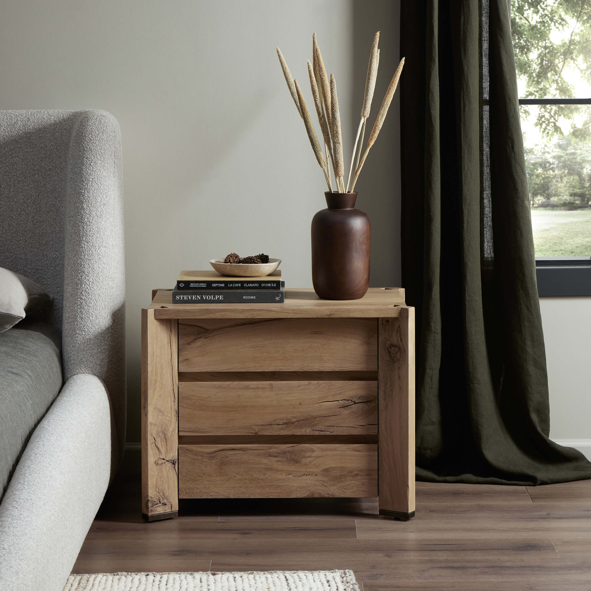 Cassio Nightstand, Natural by Four Hands - Image 7