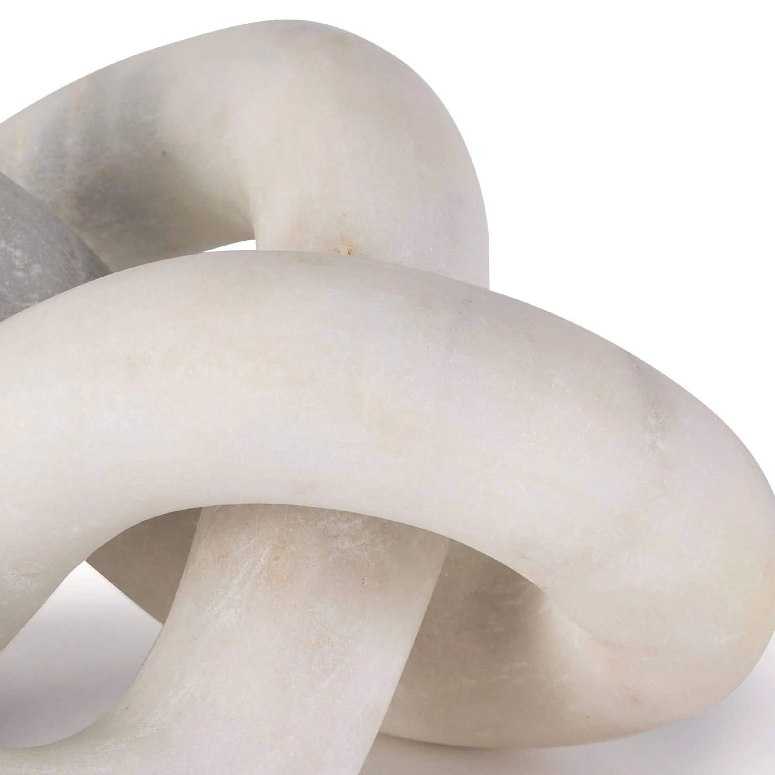 Cassius Marble Sculpture, White - Image 3