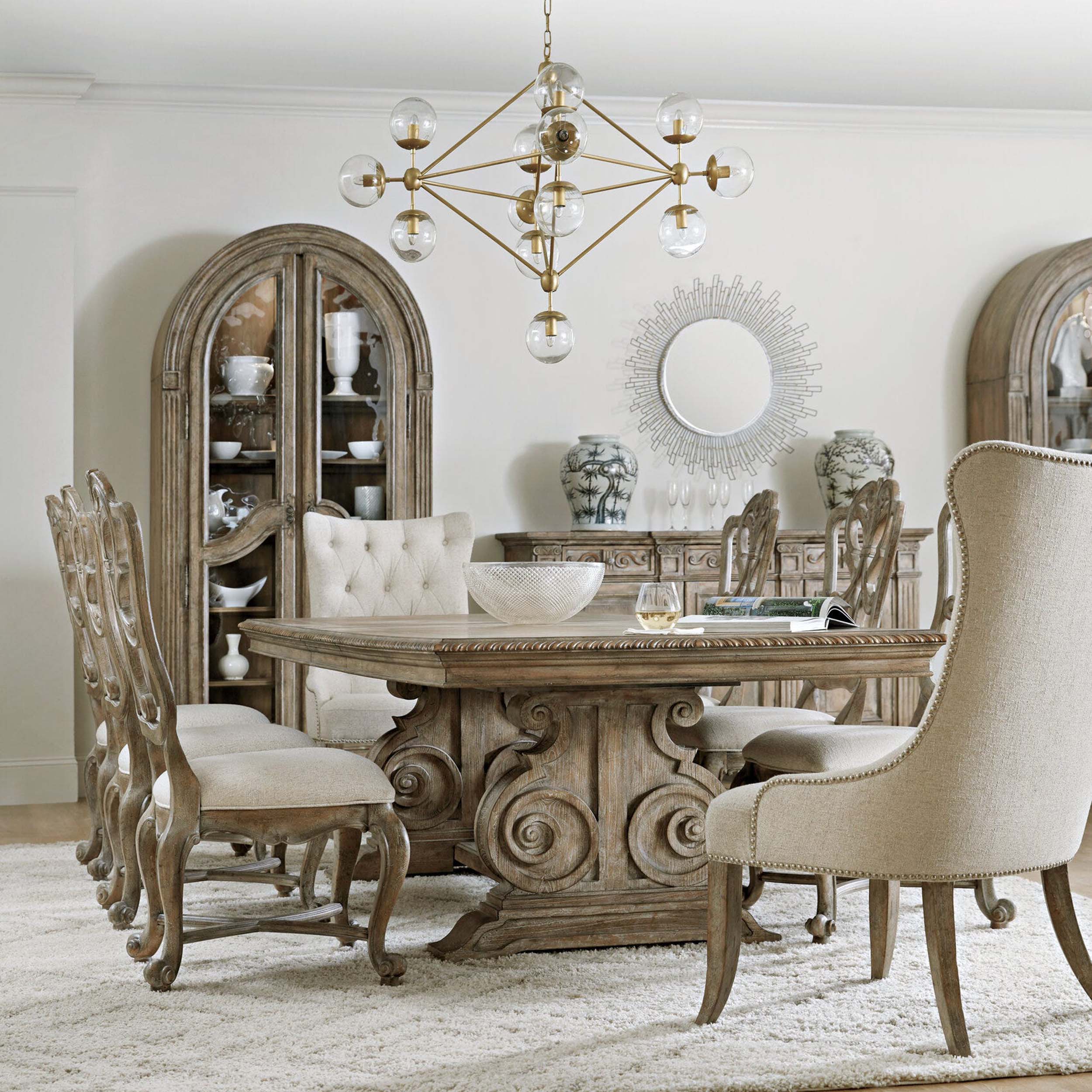 Castella Rectangle Extendable Dining Table, Antique Slate - Image 5