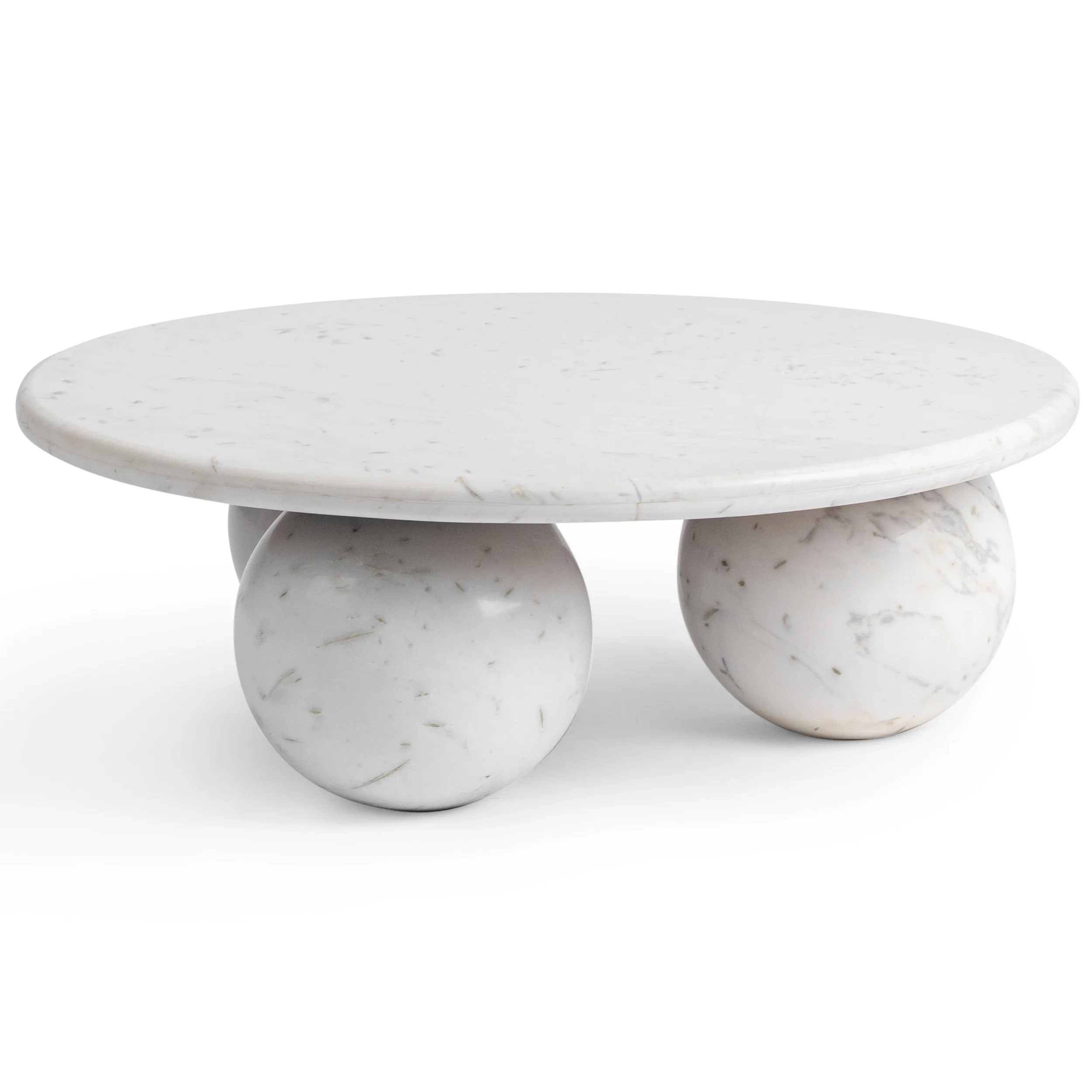 Castello Round Coffee Table, Atenea White