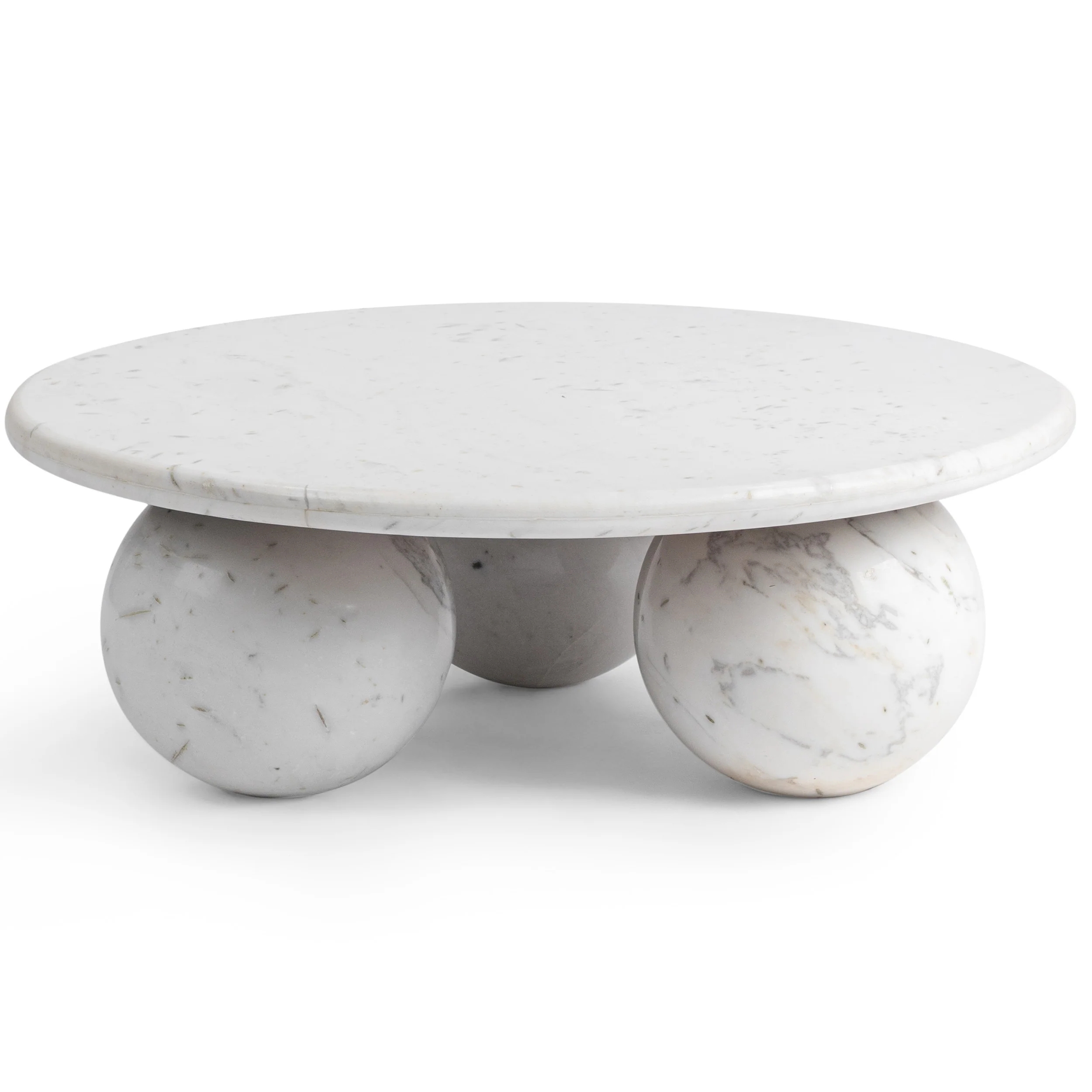 Castello Round Coffee Table, Atenea White - Image 2