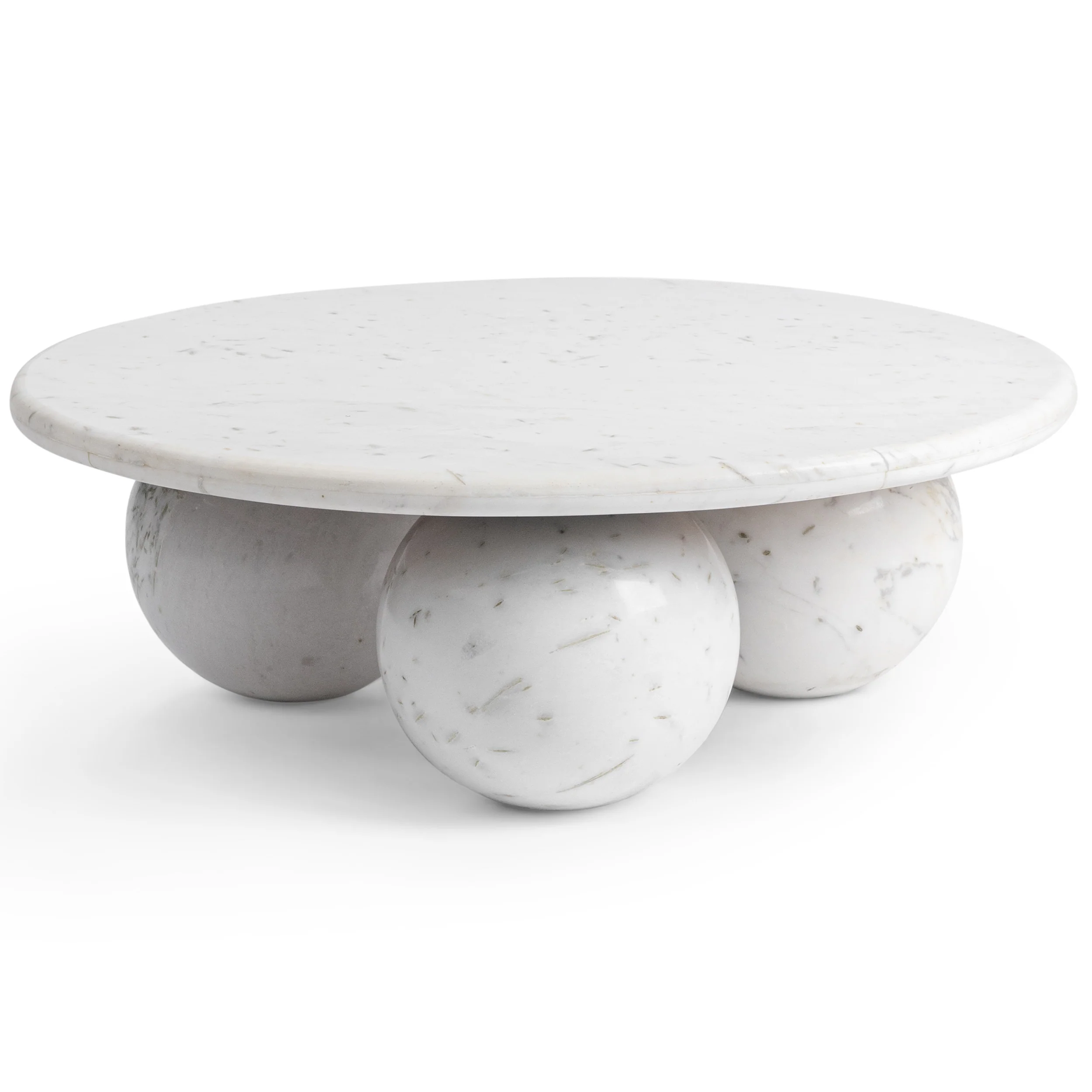 Castello Round Coffee Table, Atenea White - Image 3