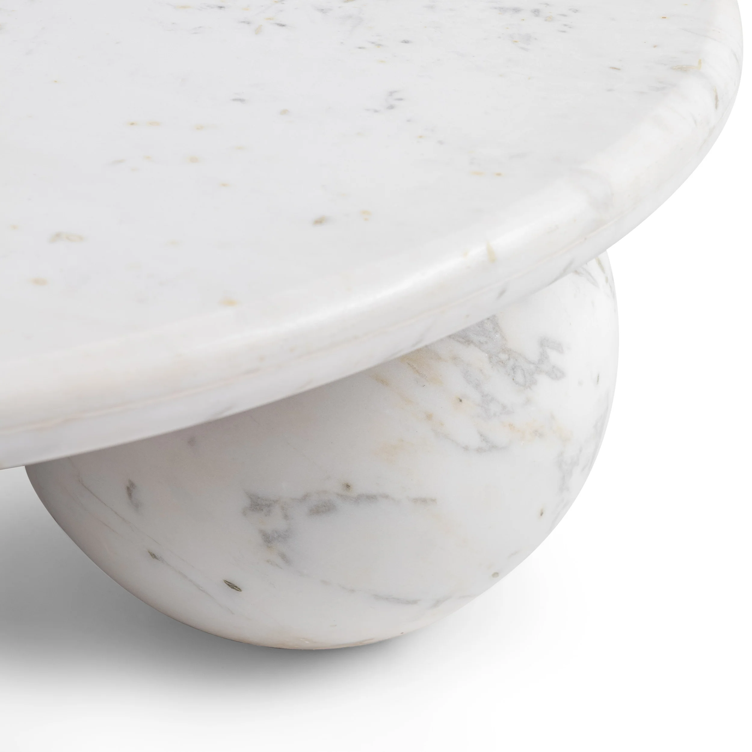 Castello Round Coffee Table, Atenea White - Image 4