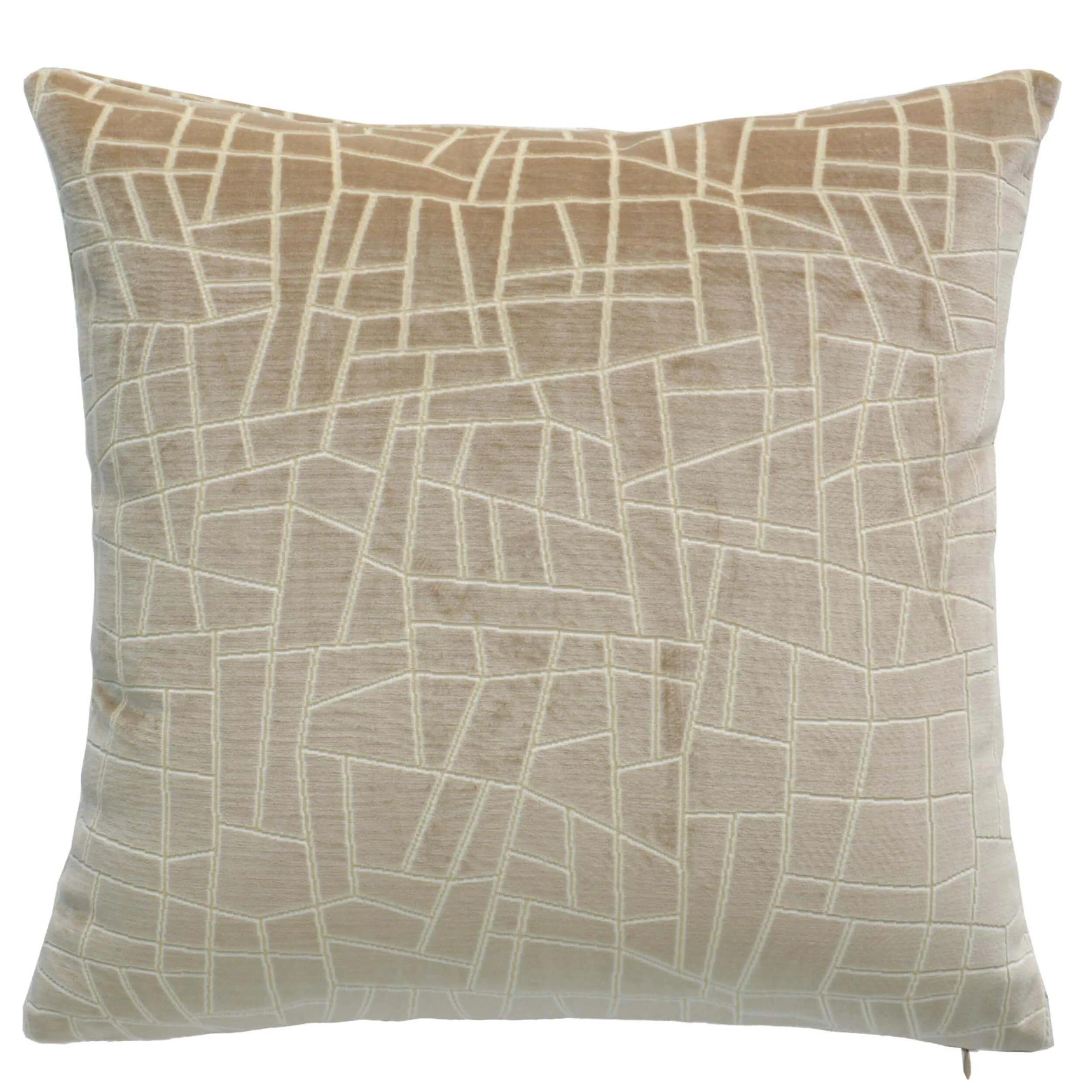Castle Hill Tivoli Shattered Pillow, Beige