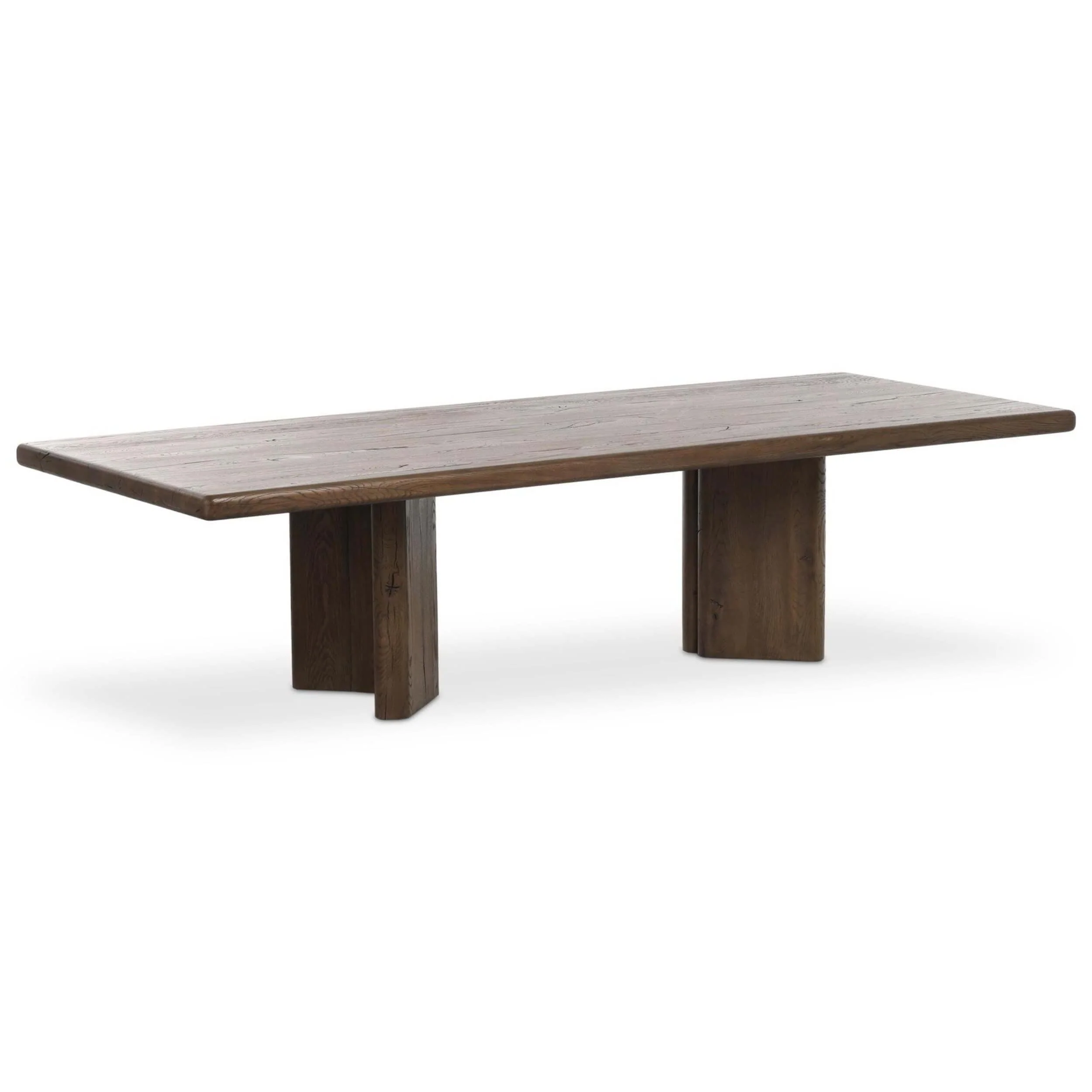 Castro Dining Table, Grey Reclaimed French Oak by Four Hands
