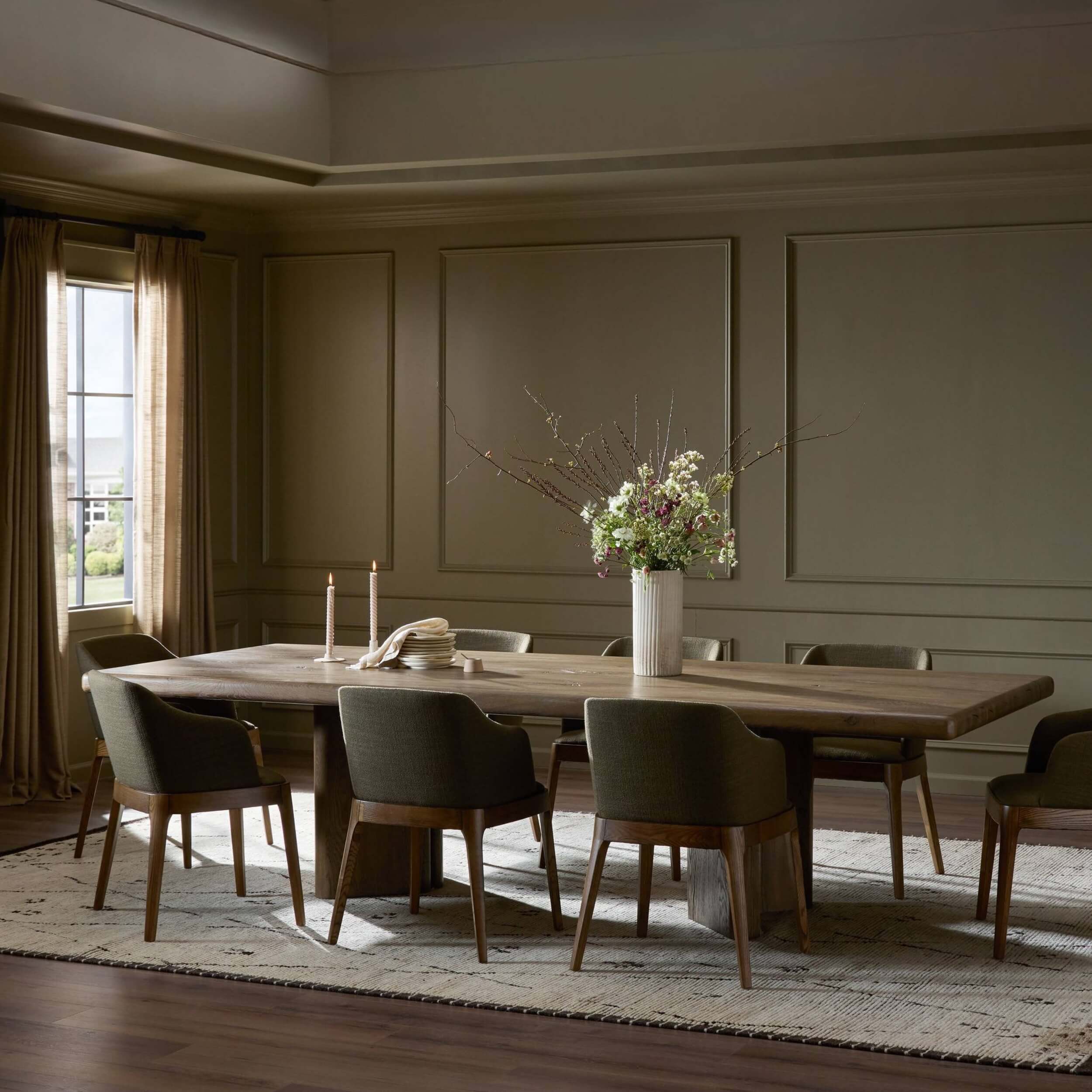 Castro Dining Table, Grey Reclaimed French Oak by Four Hands - Image 5