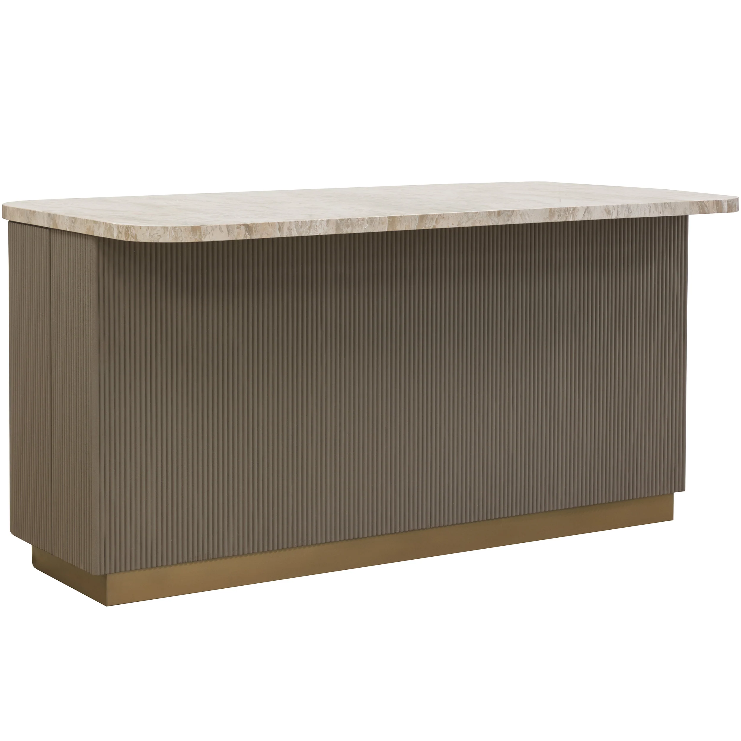 Cataldi Kitchen Island, Taupe - Image 3