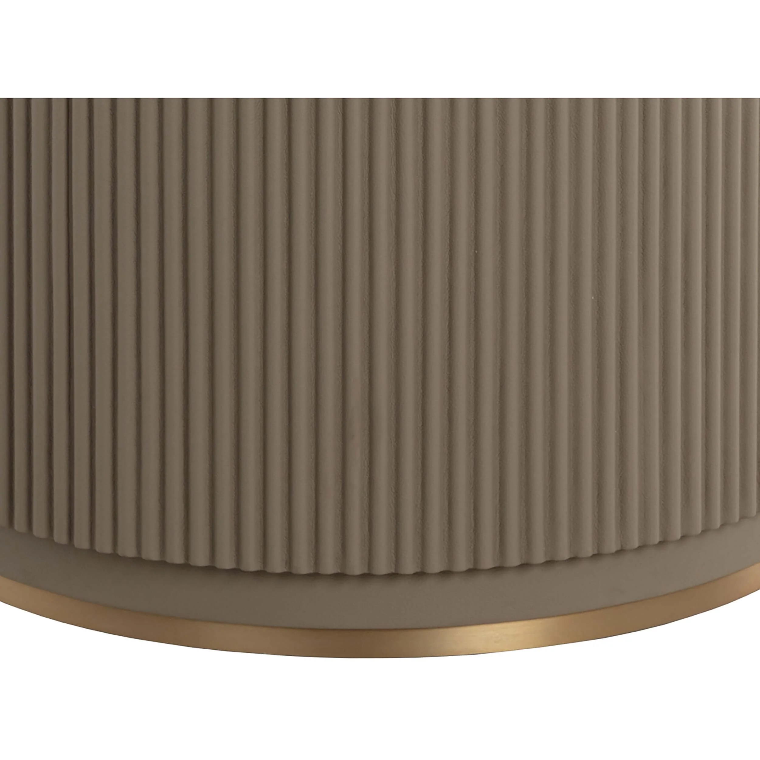 Cataldi Round Dining Table, Taupe - Image 4