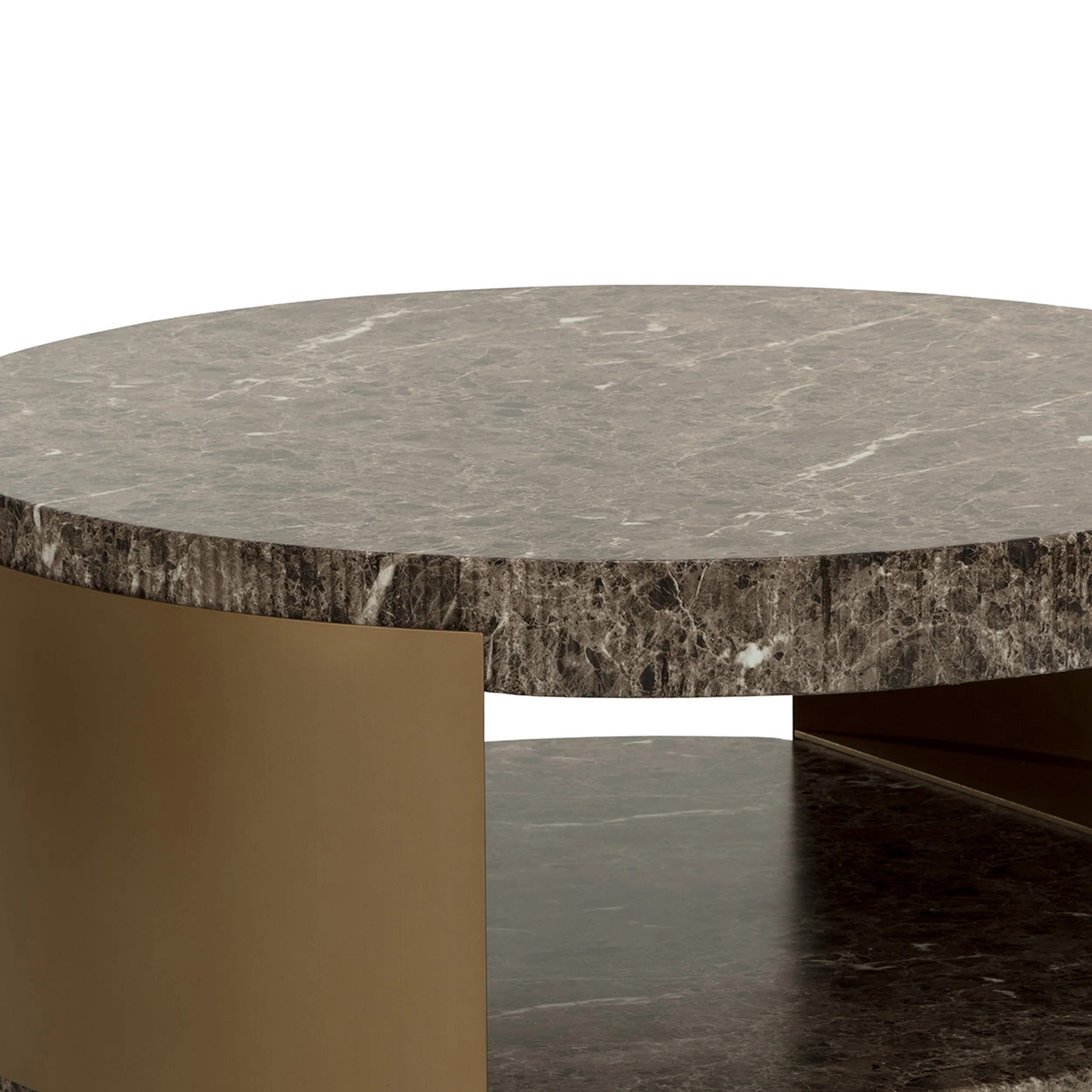 Cavette Coffee Table, Marble-Look Dark Emperador - Image 5