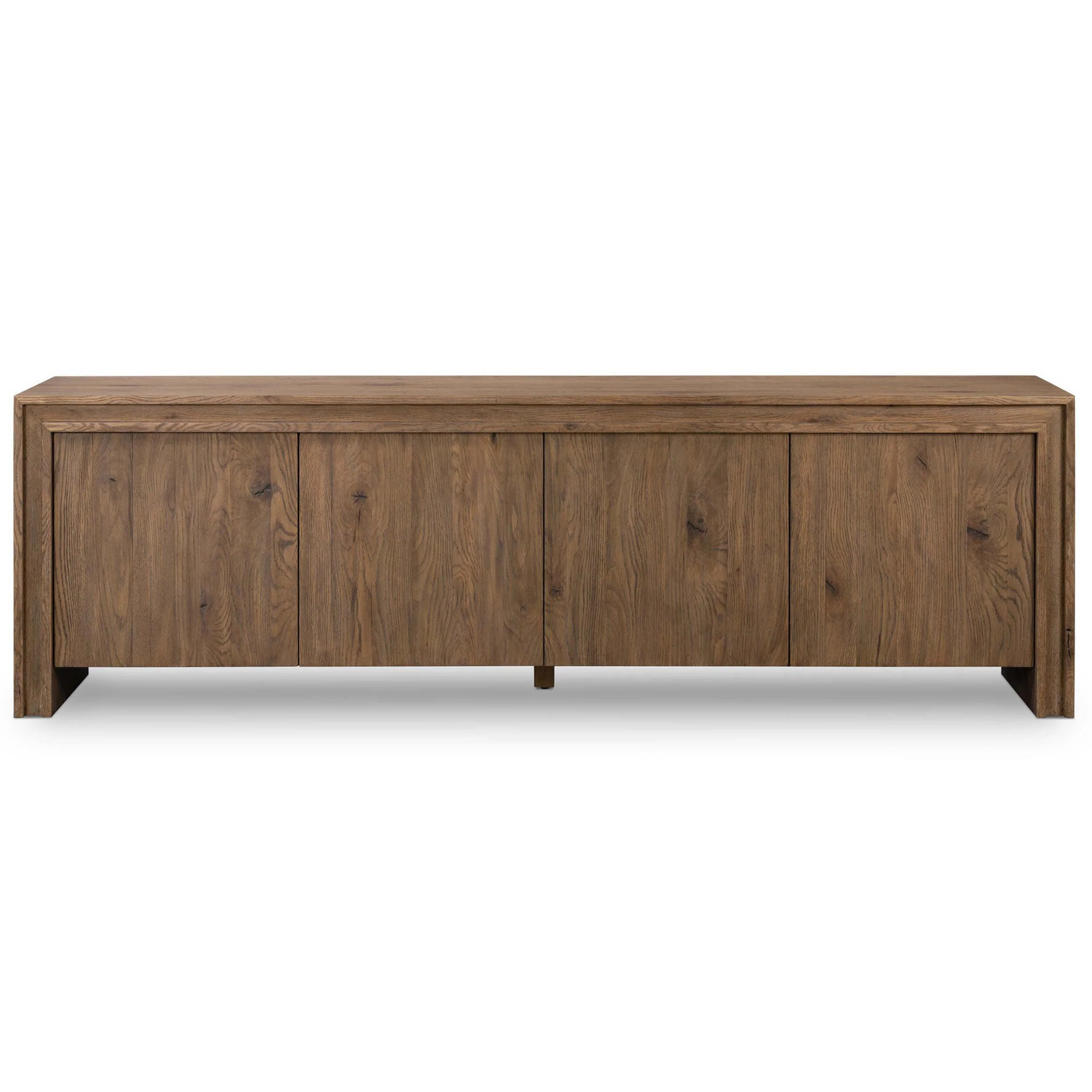 Chalmers Media Console, Weathered Oak by Four Hands - Image 2