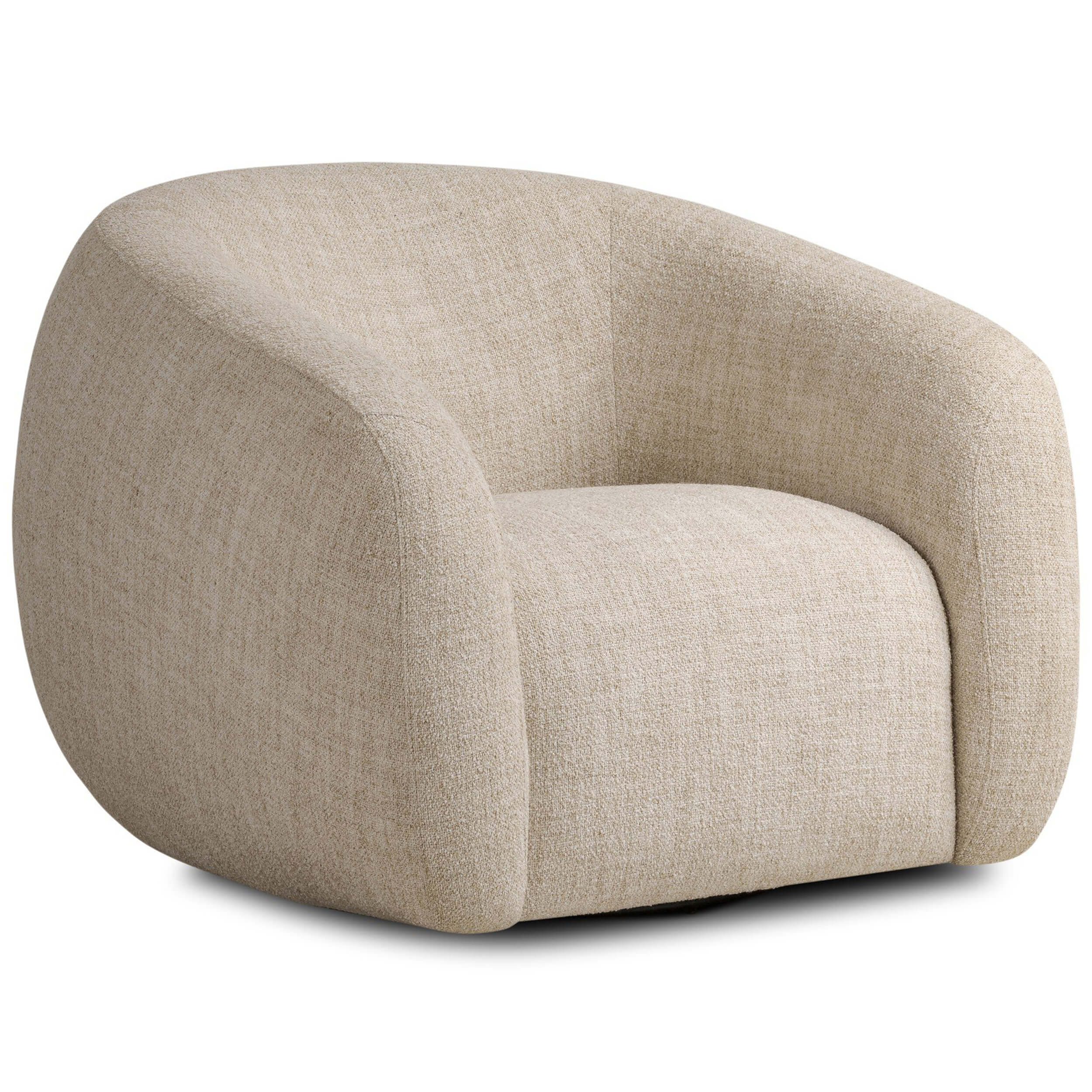Channing Swivel Chair, Yuma Cream by Four Hands