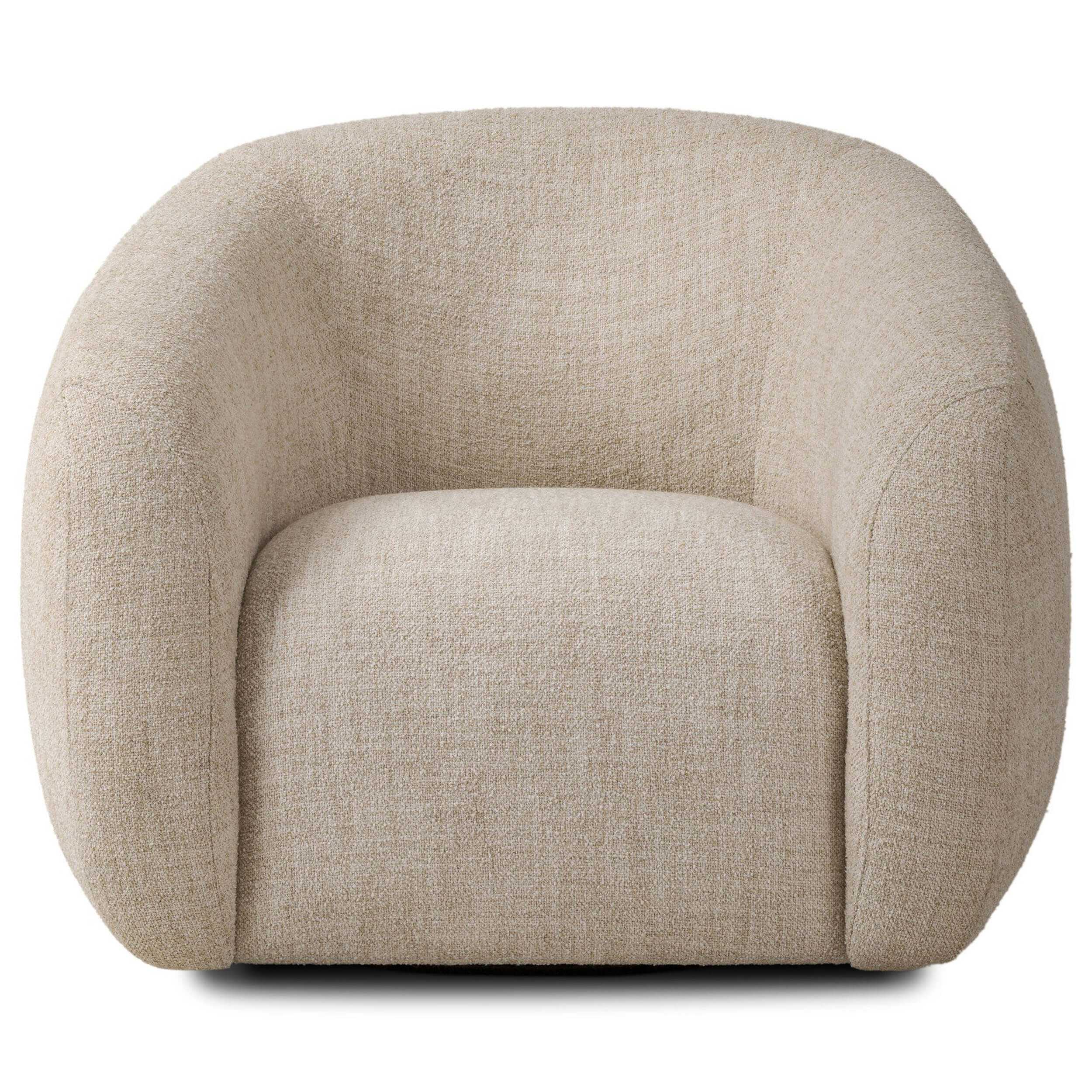 Channing Swivel Chair, Yuma Cream by Four Hands - Image 2