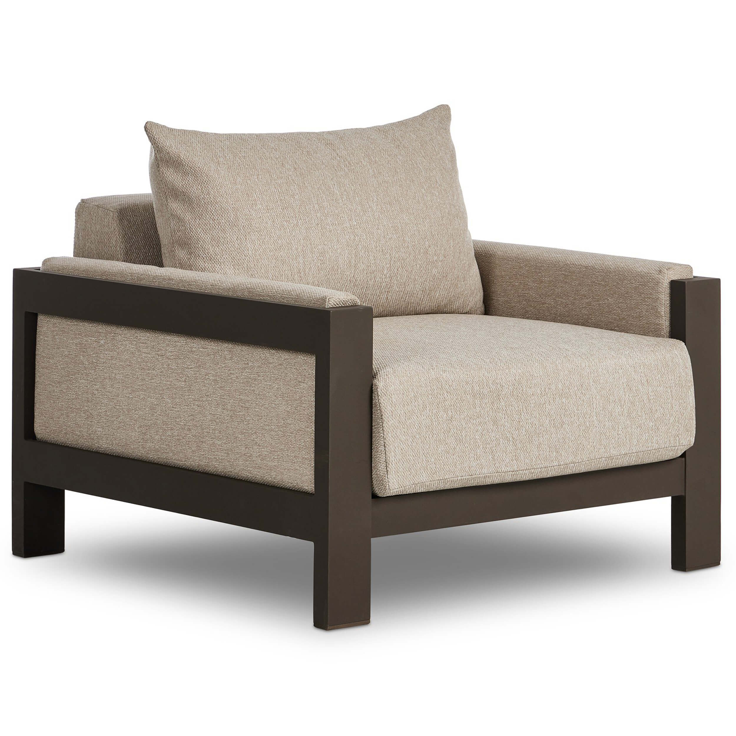 Chapman Outdoor Metal Chair, Concha Fog by Four Hands