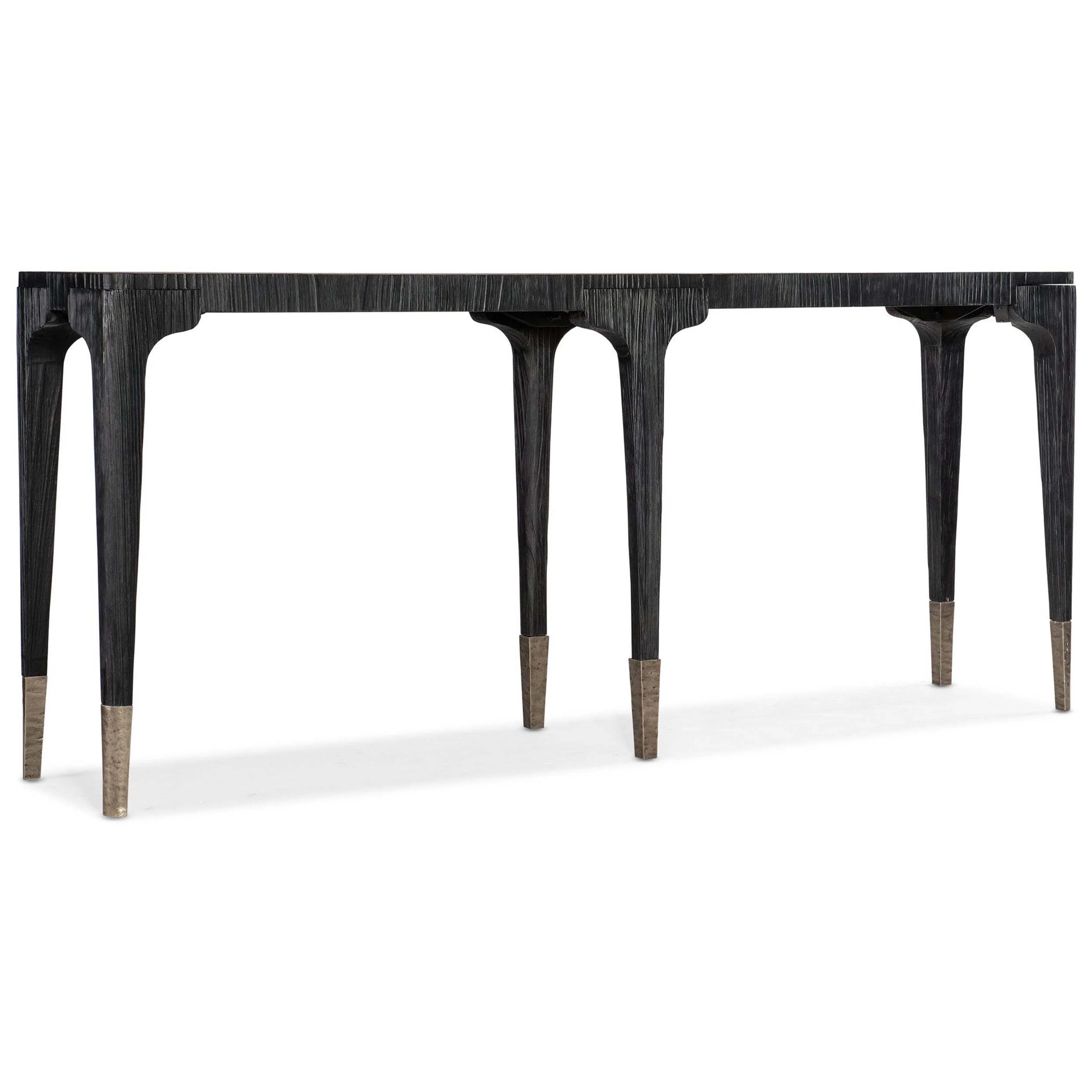 Chapman Shou Sugi Ban Console Table, Charred Black