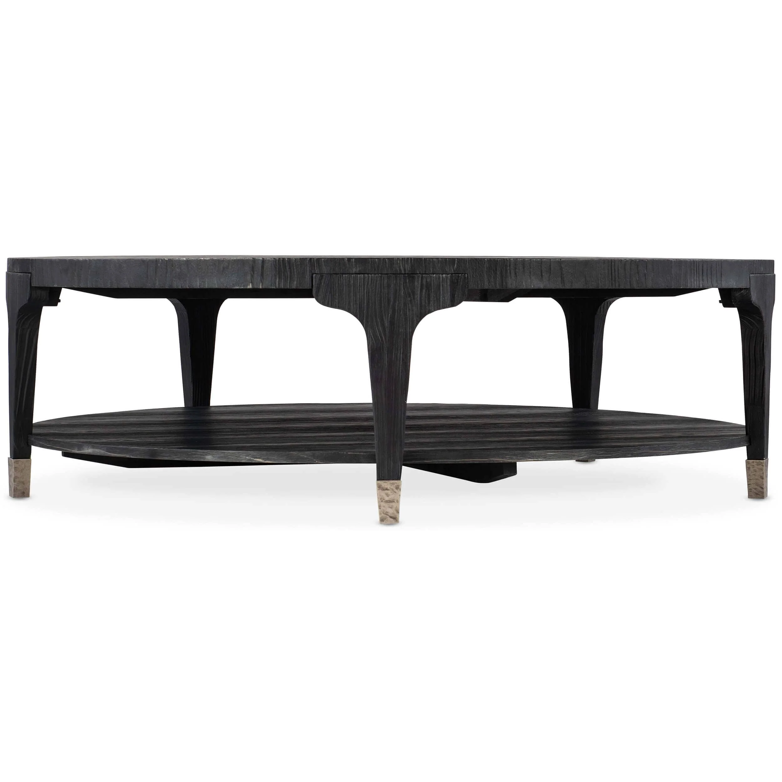 Chapman Shou Sugi Ban Round Cocktail Table