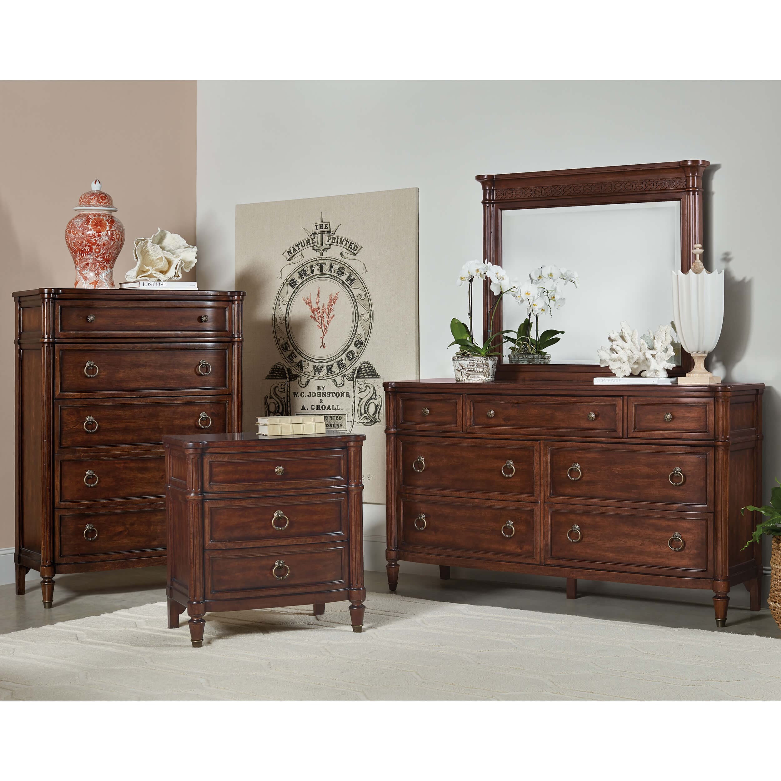 Charleston 7 Drawer Dresser, Maraschino Cherry - Image 5