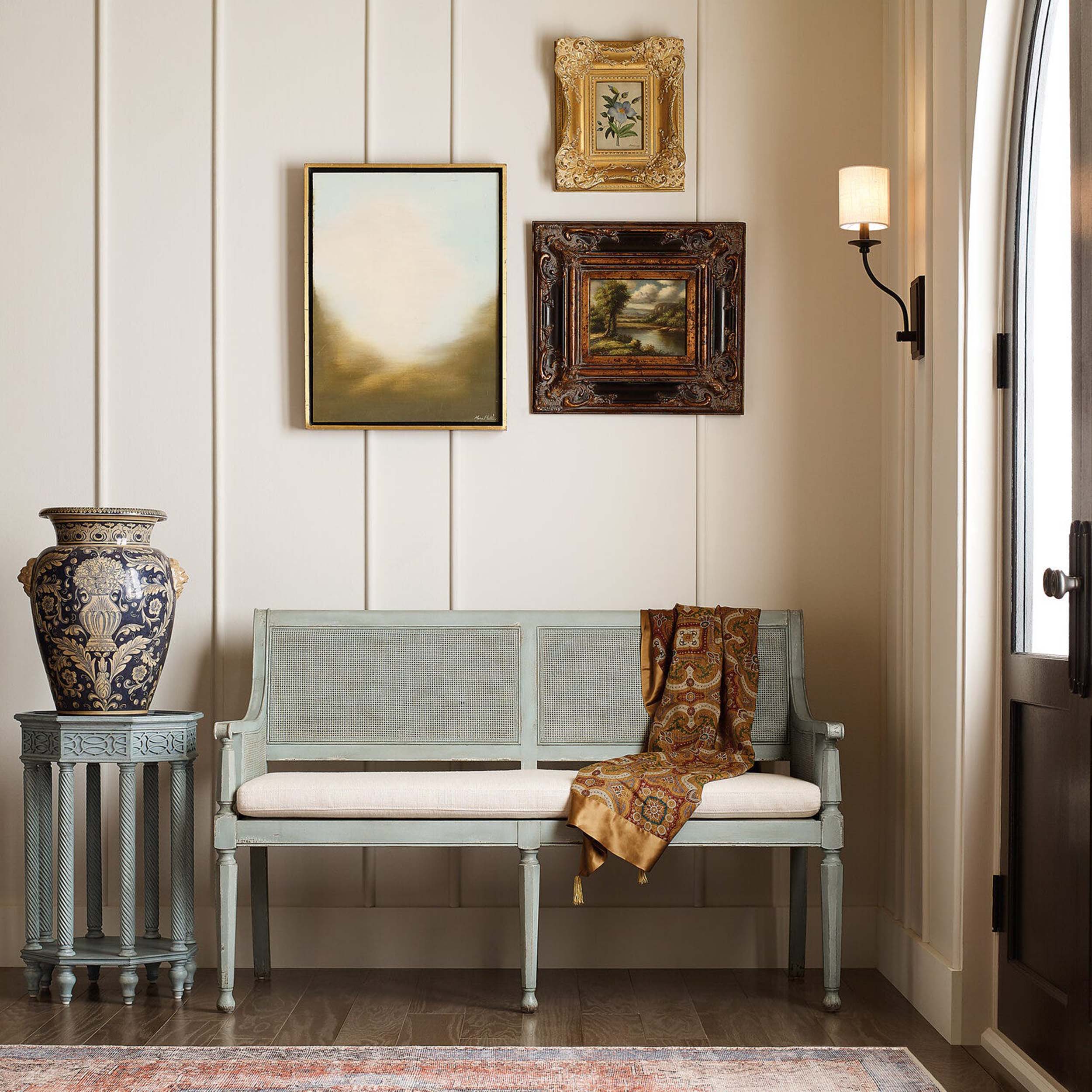 Charleston Bench, Haint Blue - Image 4
