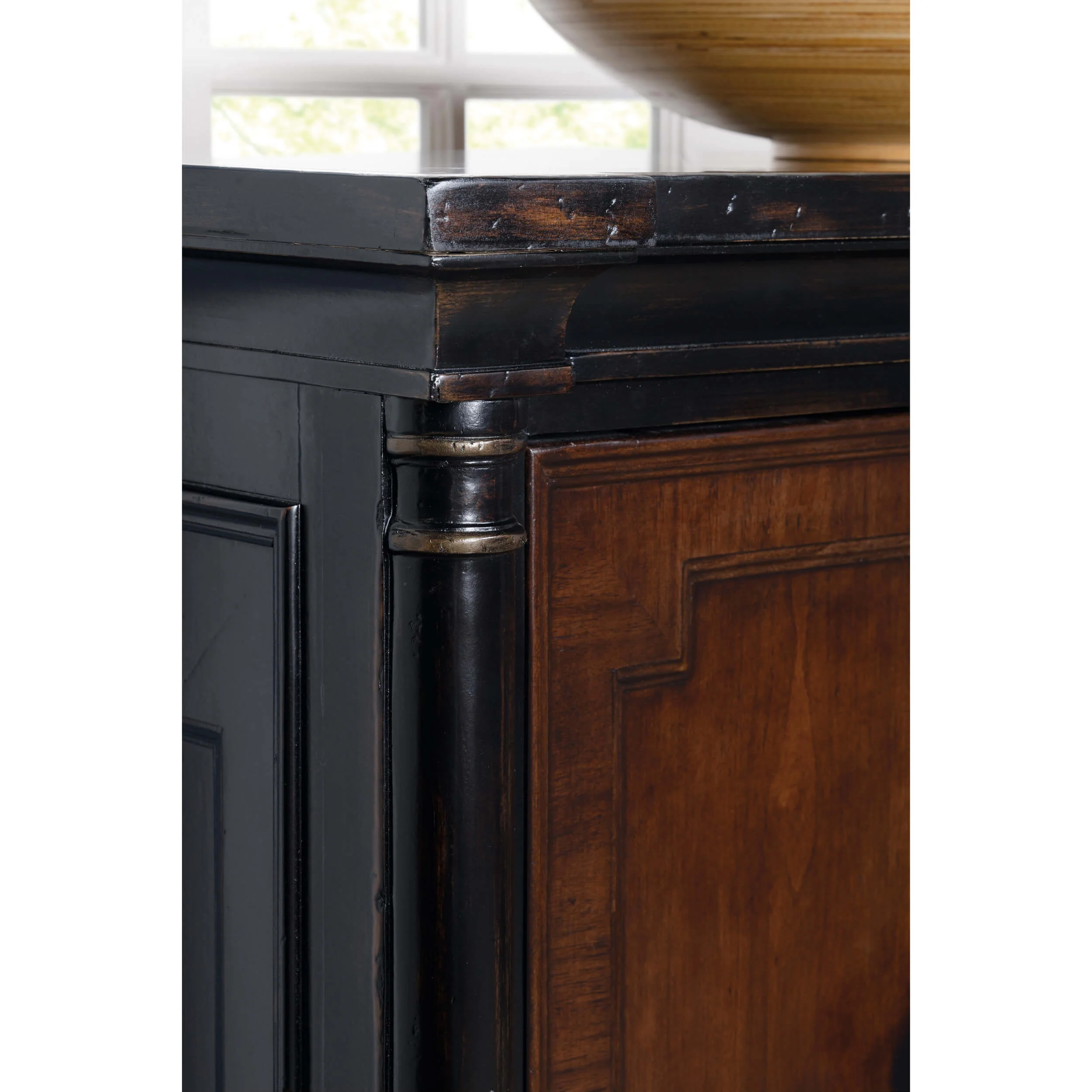Charleston Entertainment Console, Black Cherry - Image 6