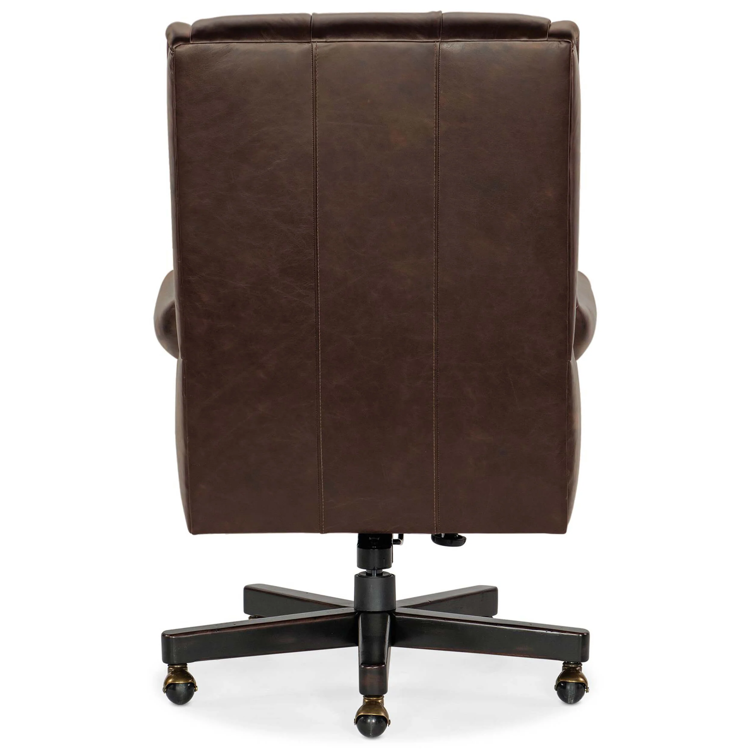 Charleston Leather Executive Swivel Tilt Chair, Old Saddle Cocoa - Image 4