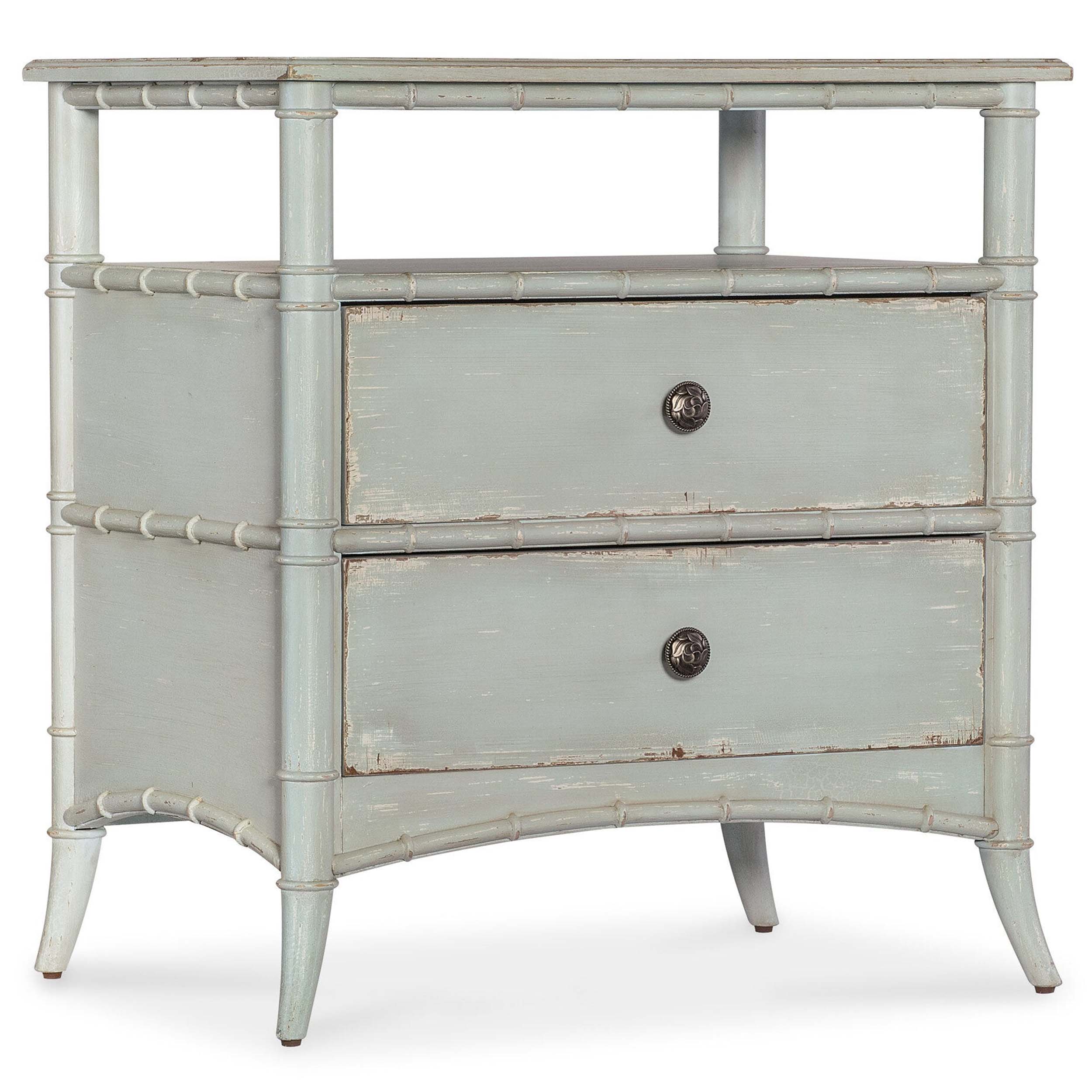 Charleston Nightstand, Haint Blue