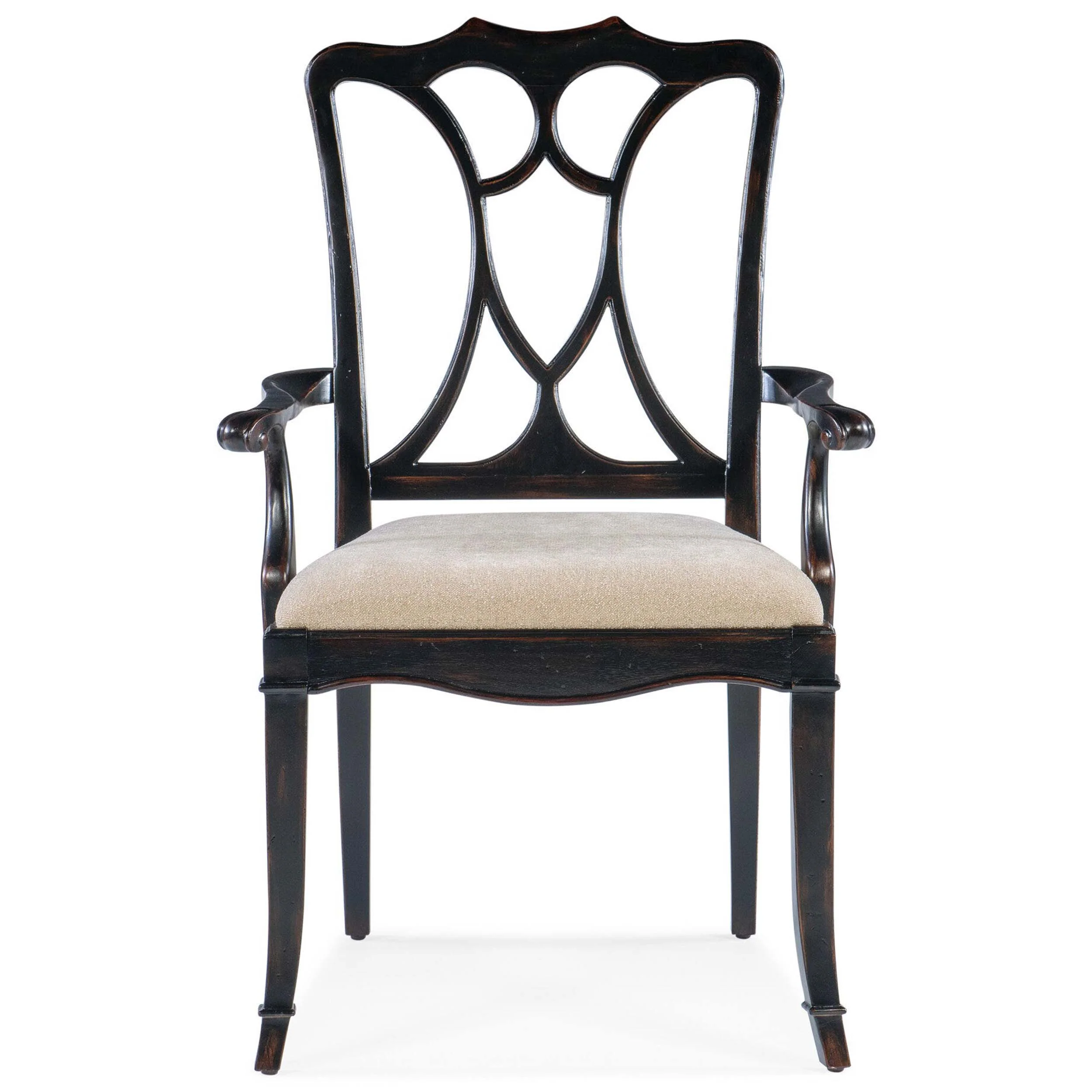 Charleston Seat Arm Chair, Black Cherry, Set of 2 - Image 2