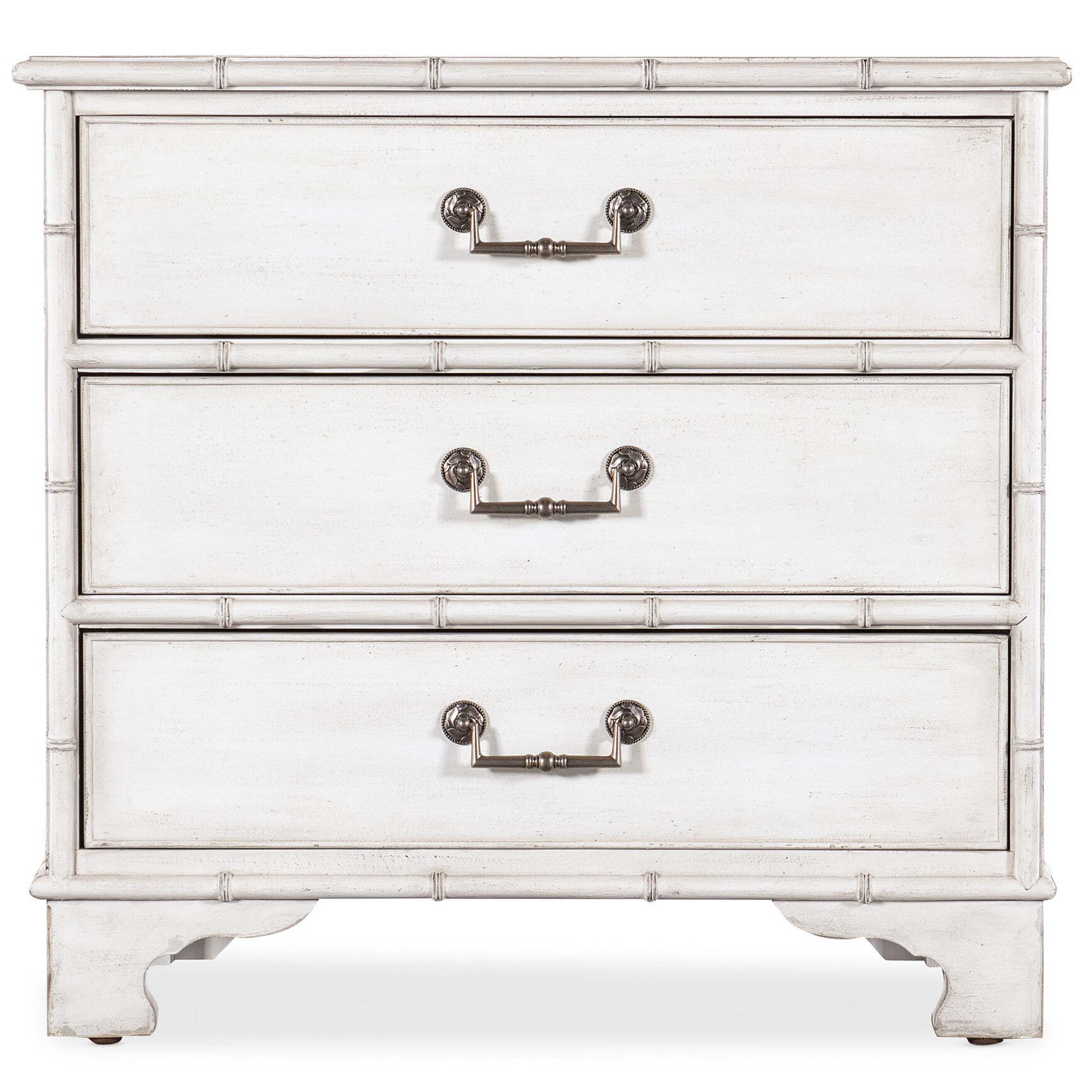Charleston Three-Drawer Nightstand, White Heron - Image 2