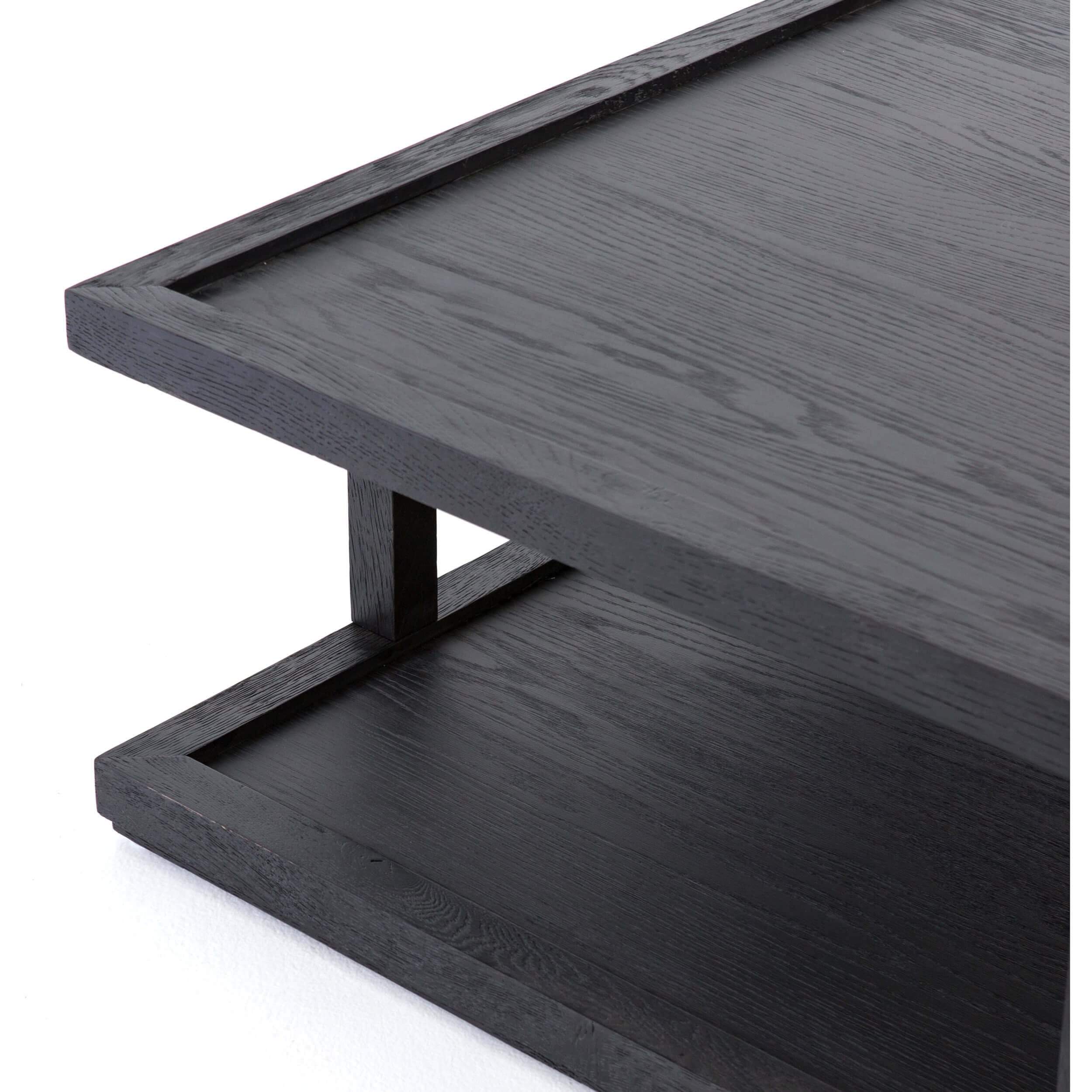 Charley Coffee Table, Drifted Black by Four Hands - Image 7