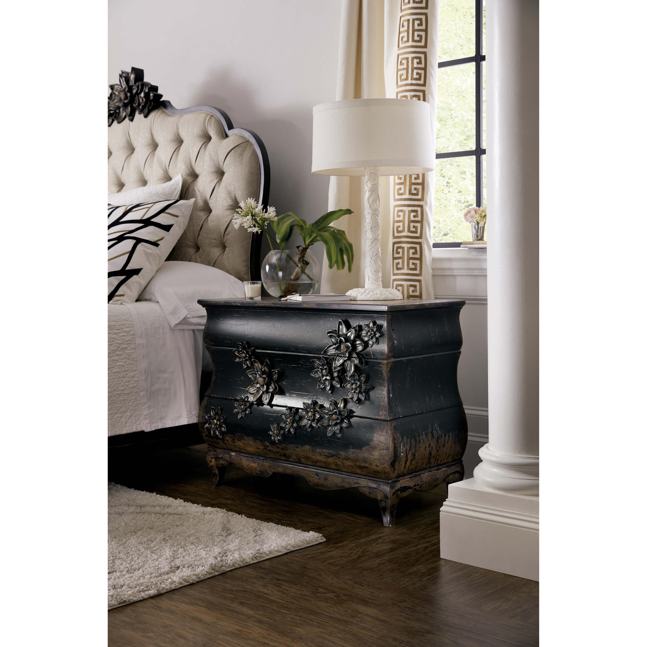 Charmant Bachelorette Chest, Porte Noir - Image 5